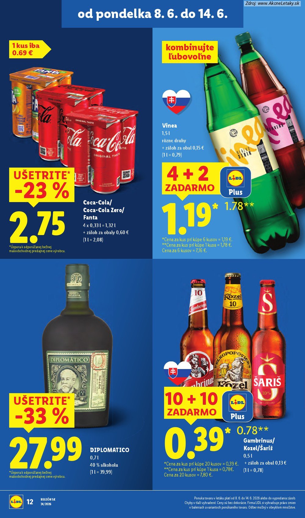 Leták Lidl (8. 6. - 14. 6. 2026) - strana 22 z 99