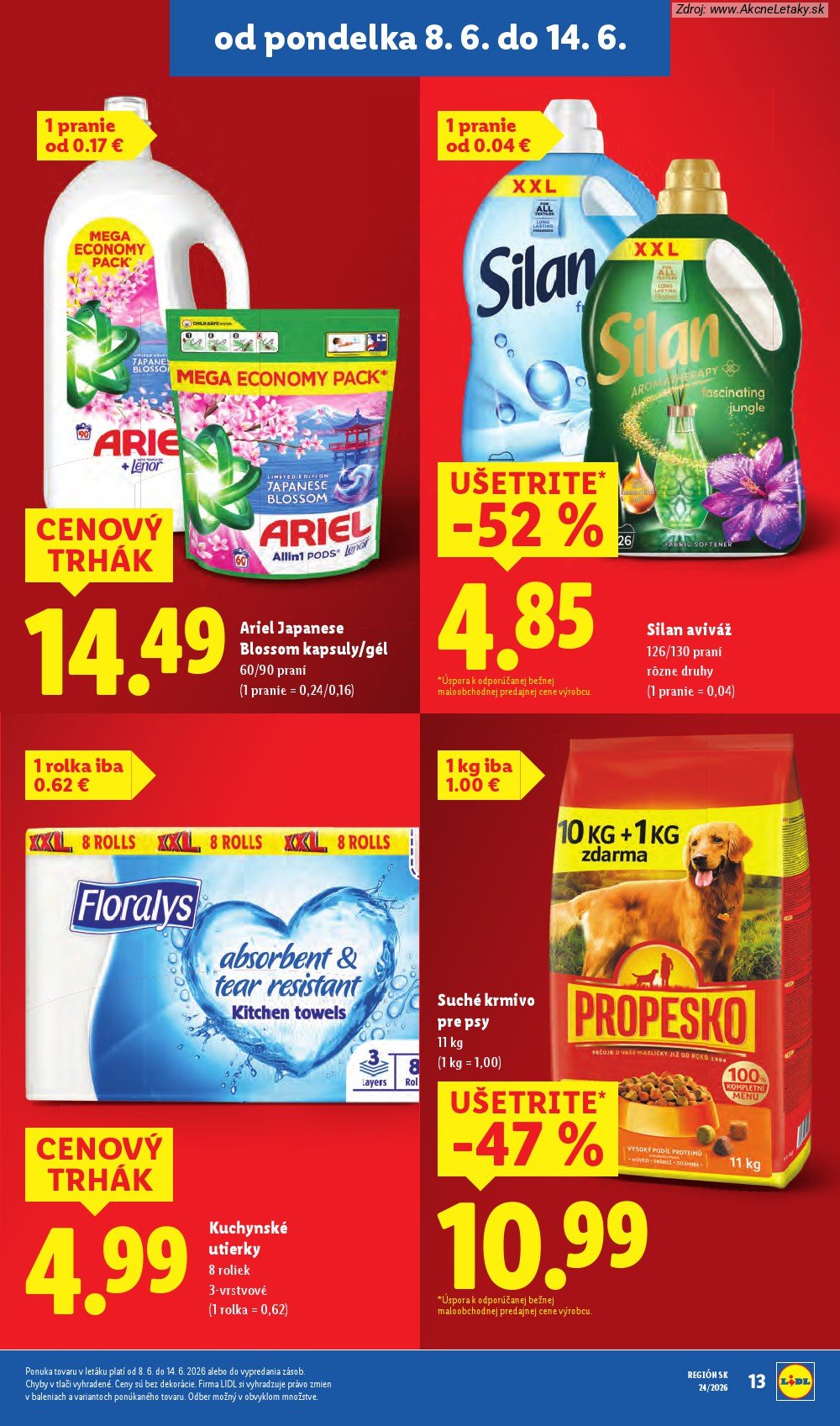 Leták Lidl (8. 6. - 14. 6. 2026) - strana 23 z 99