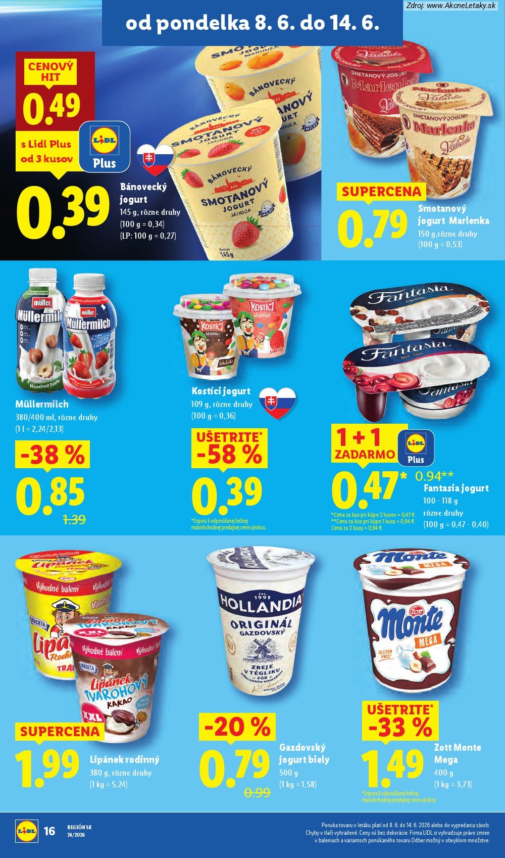 Leták Lidl (8. 6. - 14. 6. 2026) - strana 26 z 99