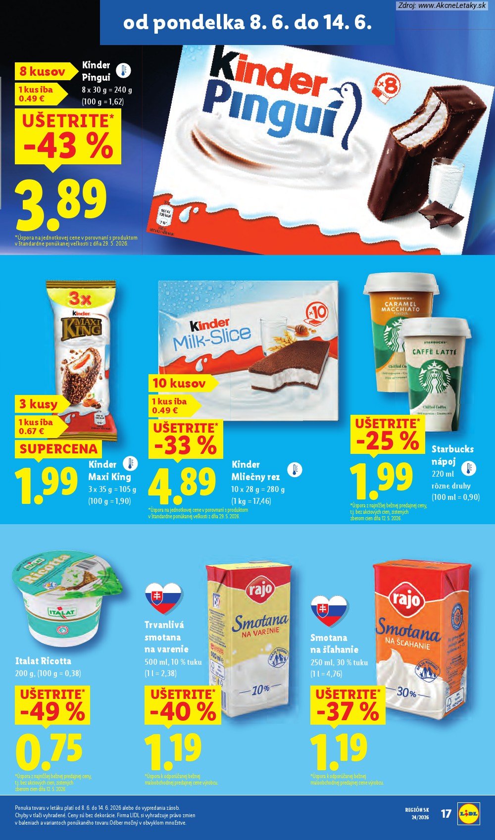Leták Lidl (8. 6. - 14. 6. 2026) - strana 27 z 99