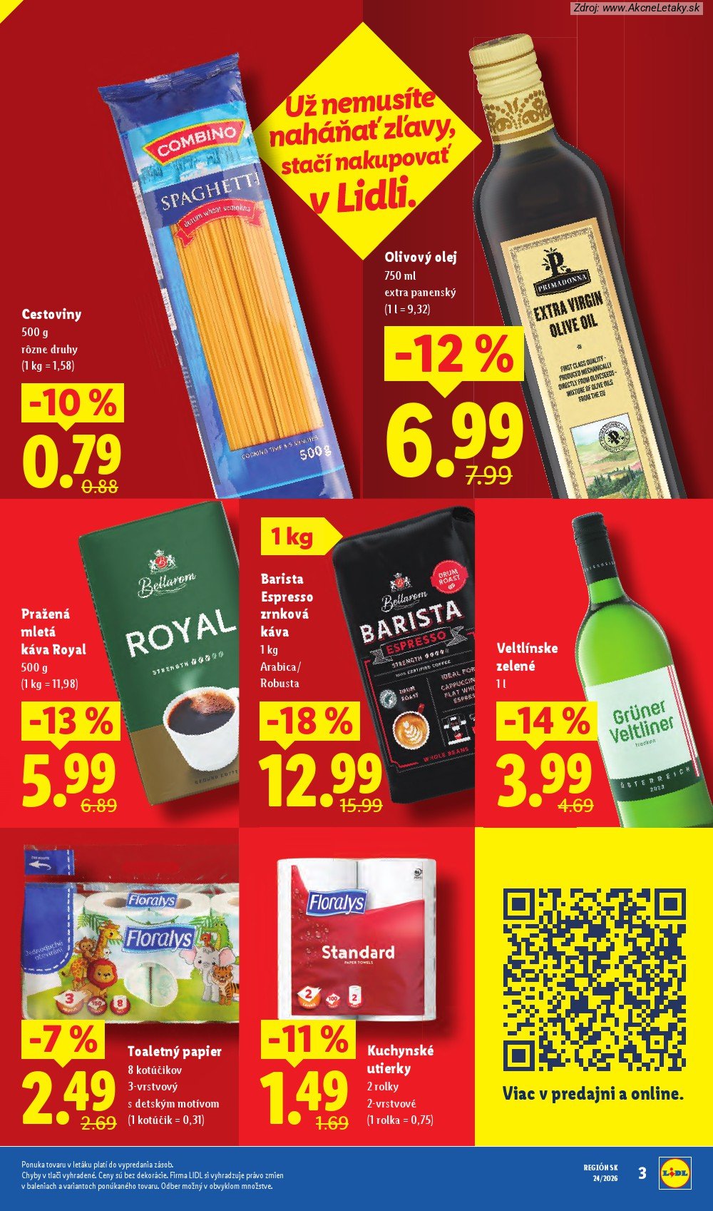 Leták Lidl (8. 6. - 14. 6. 2026) - strana 3 z 99