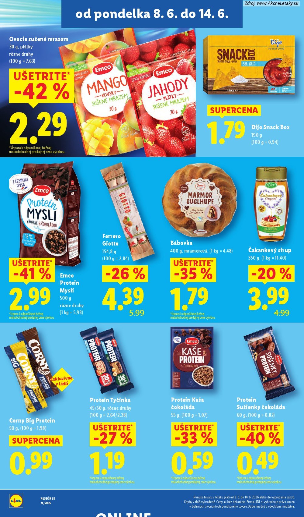 Leták Lidl (8. 6. - 14. 6. 2026) - strana 30 z 99