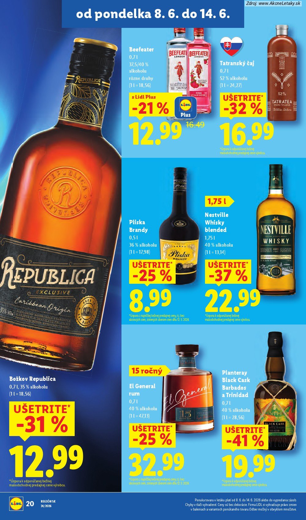 Leták Lidl (8. 6. - 14. 6. 2026) - strana 32 z 99