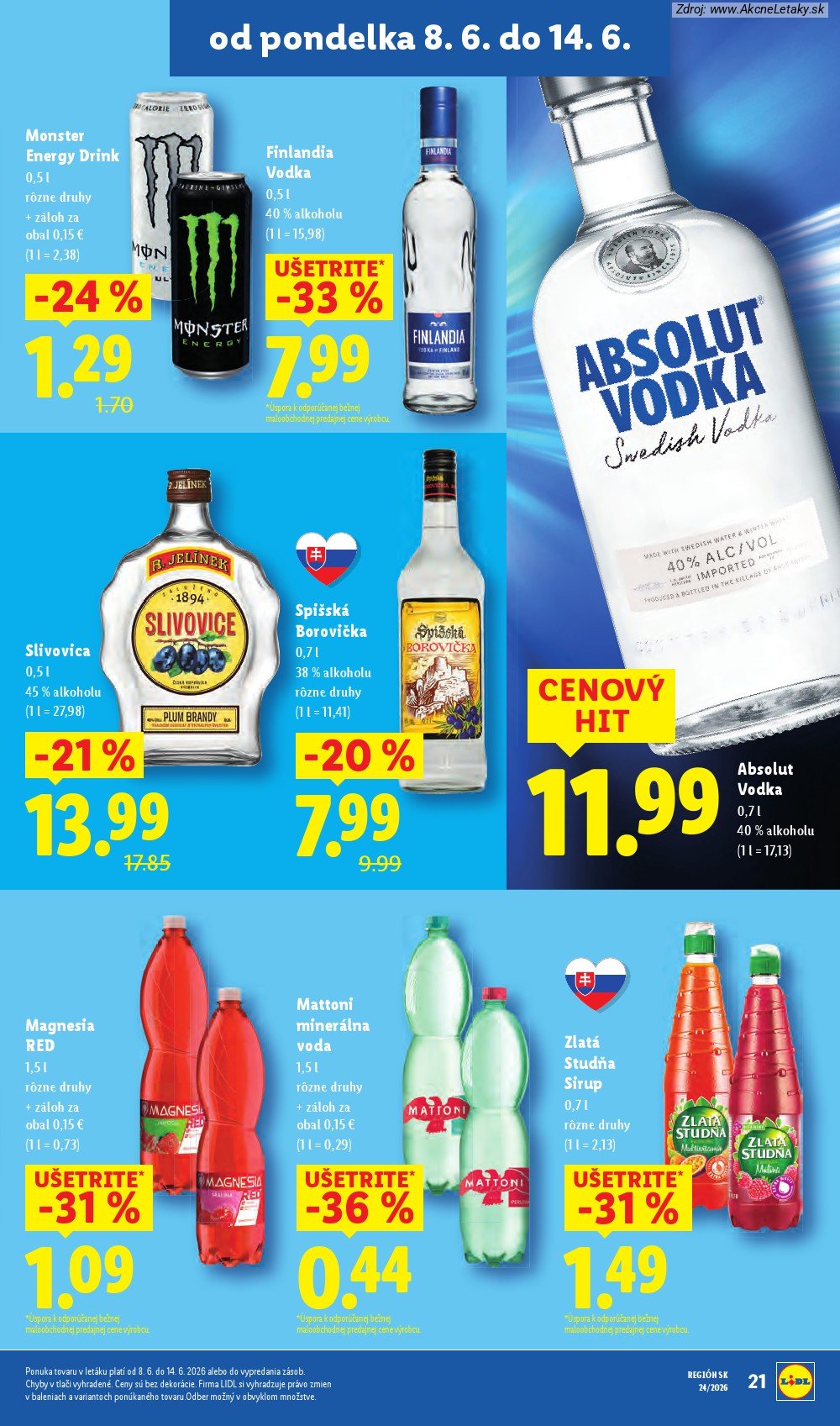Leták Lidl (8. 6. - 14. 6. 2026) - strana 33 z 99