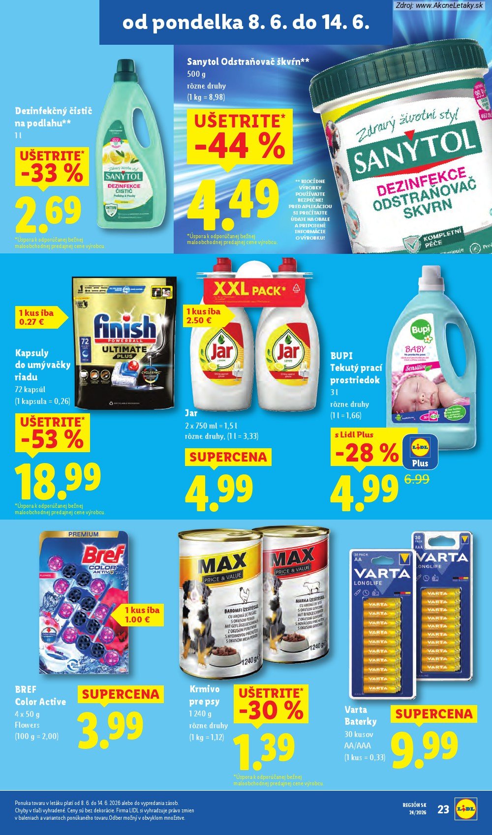 Leták Lidl (8. 6. - 14. 6. 2026) - strana 35 z 99