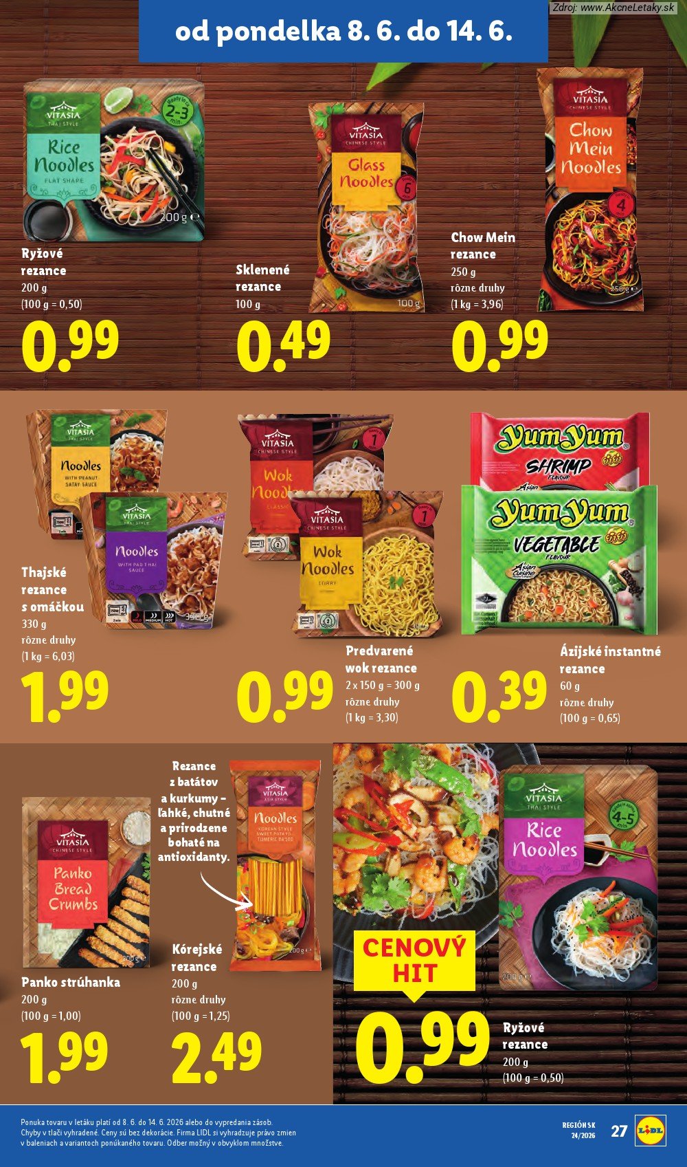 Leták Lidl (8. 6. - 14. 6. 2026) - strana 39 z 99