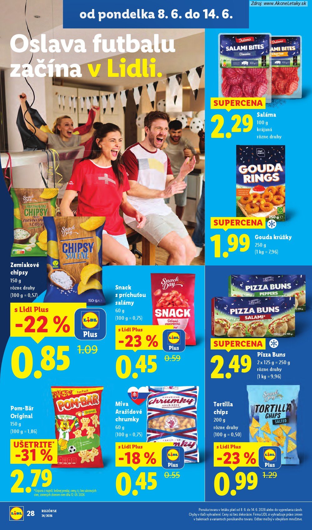 Leták Lidl (8. 6. - 14. 6. 2026) - strana 42 z 99