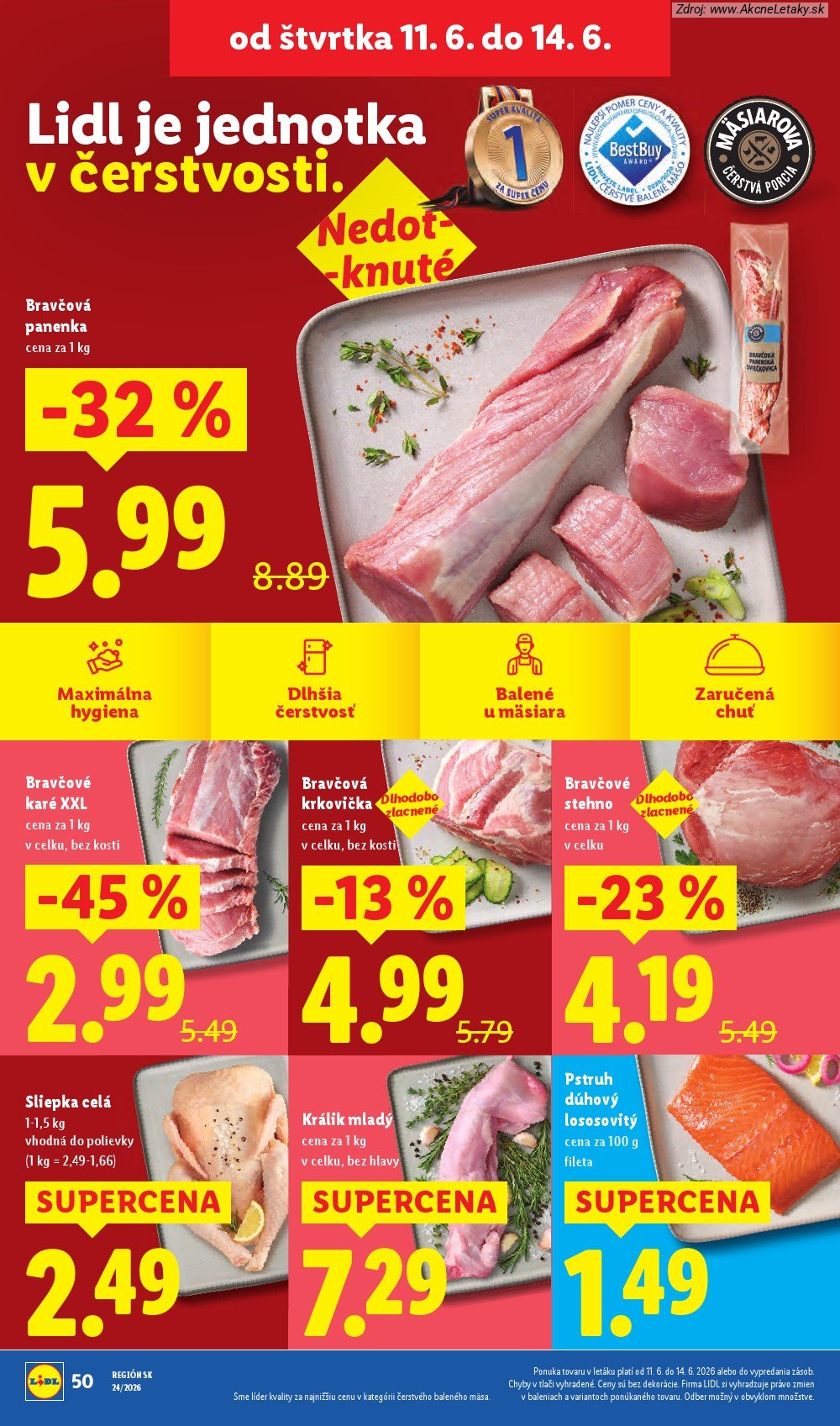 Leták Lidl (8. 6. - 14. 6. 2026) - strana 64 z 99