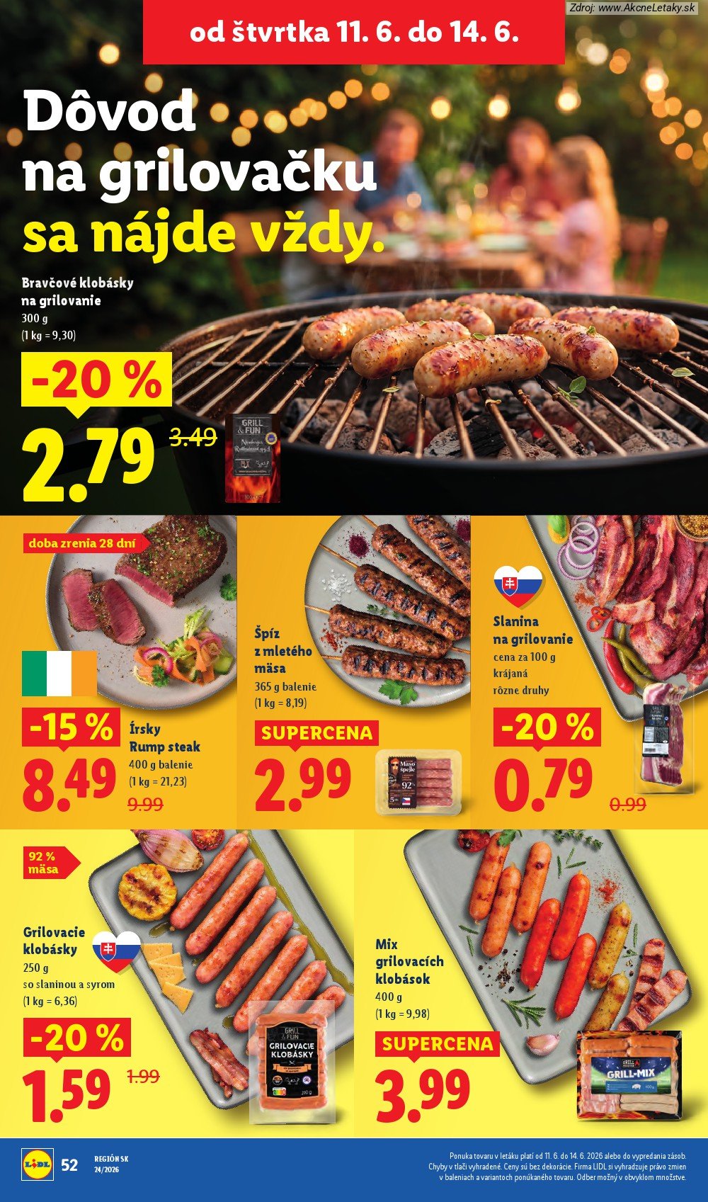 Leták Lidl (8. 6. - 14. 6. 2026) - strana 66 z 99