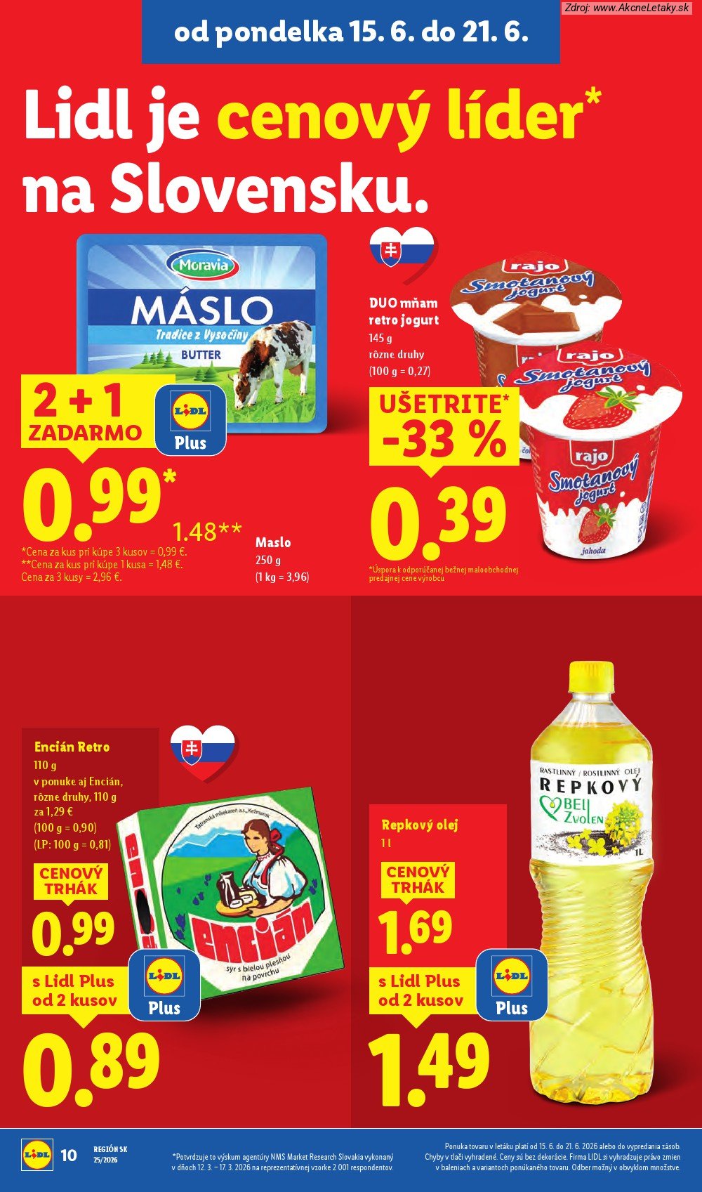 Leták Lidl (15. 6. - 21. 6. 2026) - strana 14 z 101