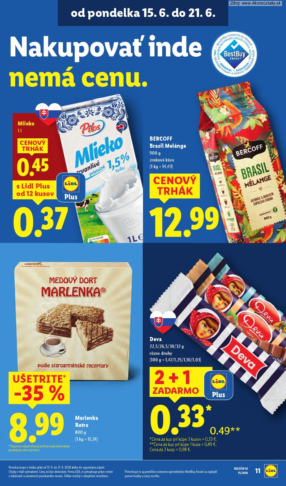 Leták Lidl (15. 6. - 21. 6. 2026) - strana 15 z 101