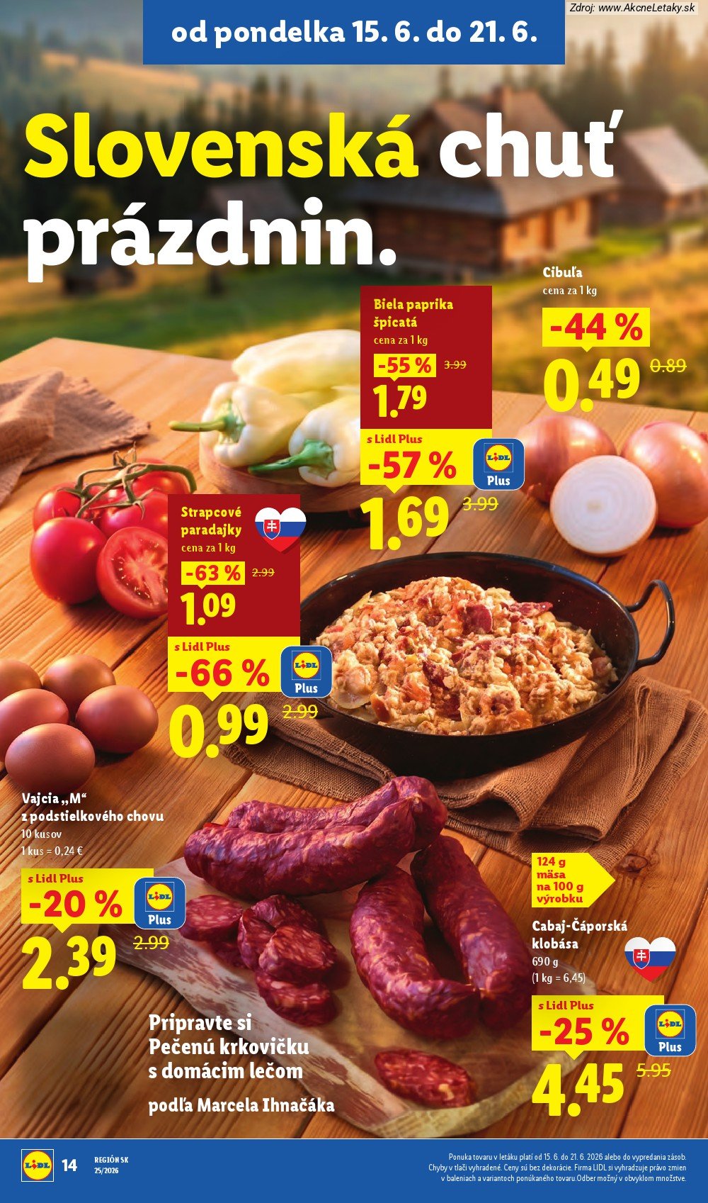 Leták Lidl (15. 6. - 21. 6. 2026) - strana 18 z 101