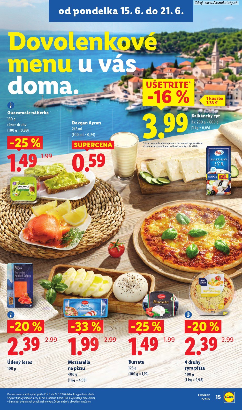 Leták Lidl (15. 6. - 21. 6. 2026) - strana 19 z 101