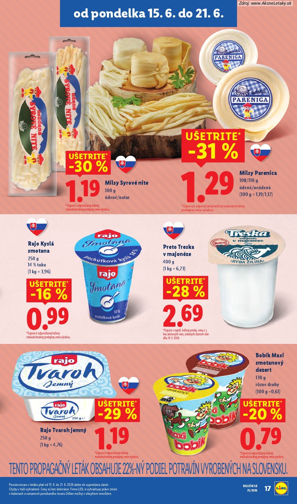 Leták Lidl (15. 6. - 21. 6. 2026) - strana 21 z 101