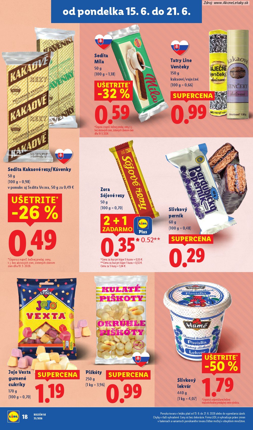 Leták Lidl (15. 6. - 21. 6. 2026) - strana 22 z 101