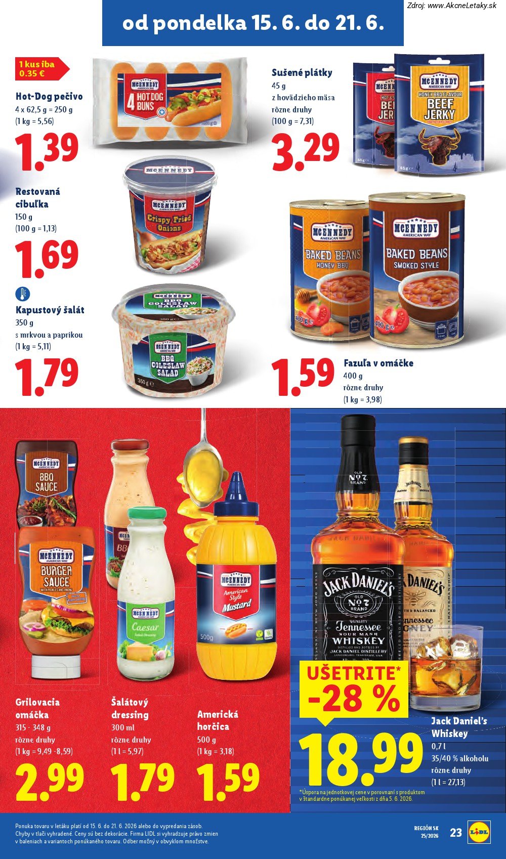 Leták Lidl (15. 6. - 21. 6. 2026) - strana 29 z 101