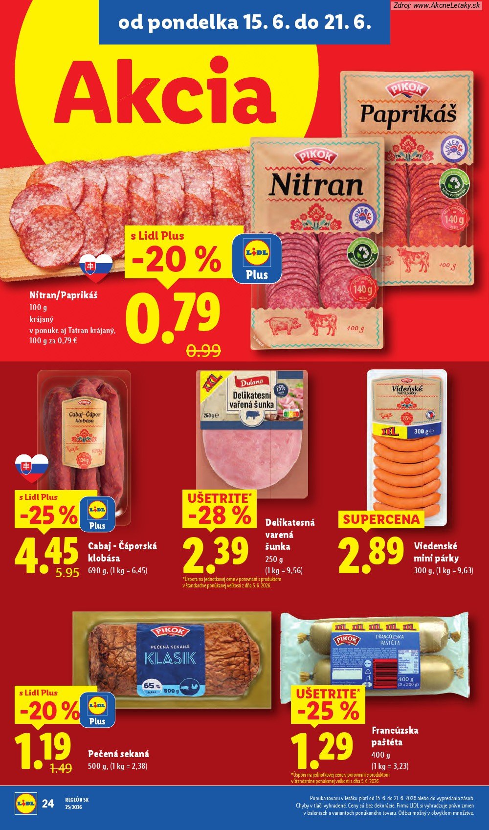 Leták Lidl (15. 6. - 21. 6. 2026) - strana 34 z 101