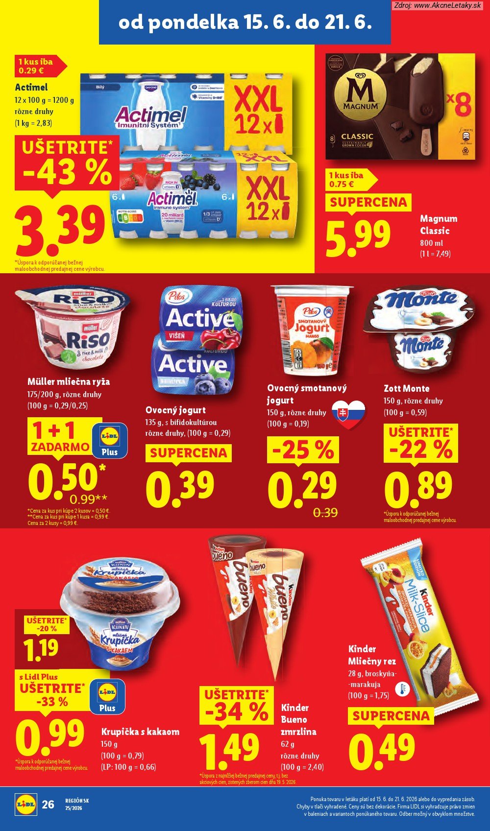 Leták Lidl (15. 6. - 21. 6. 2026) - strana 36 z 101