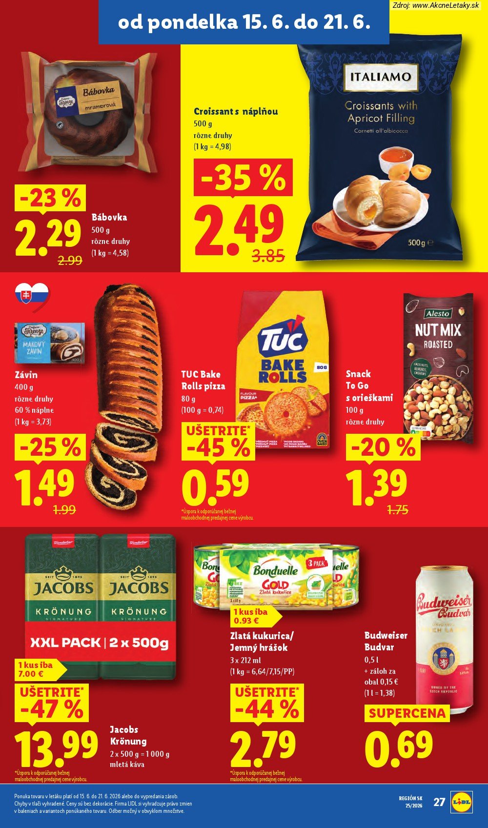 Leták Lidl (15. 6. - 21. 6. 2026) - strana 37 z 101