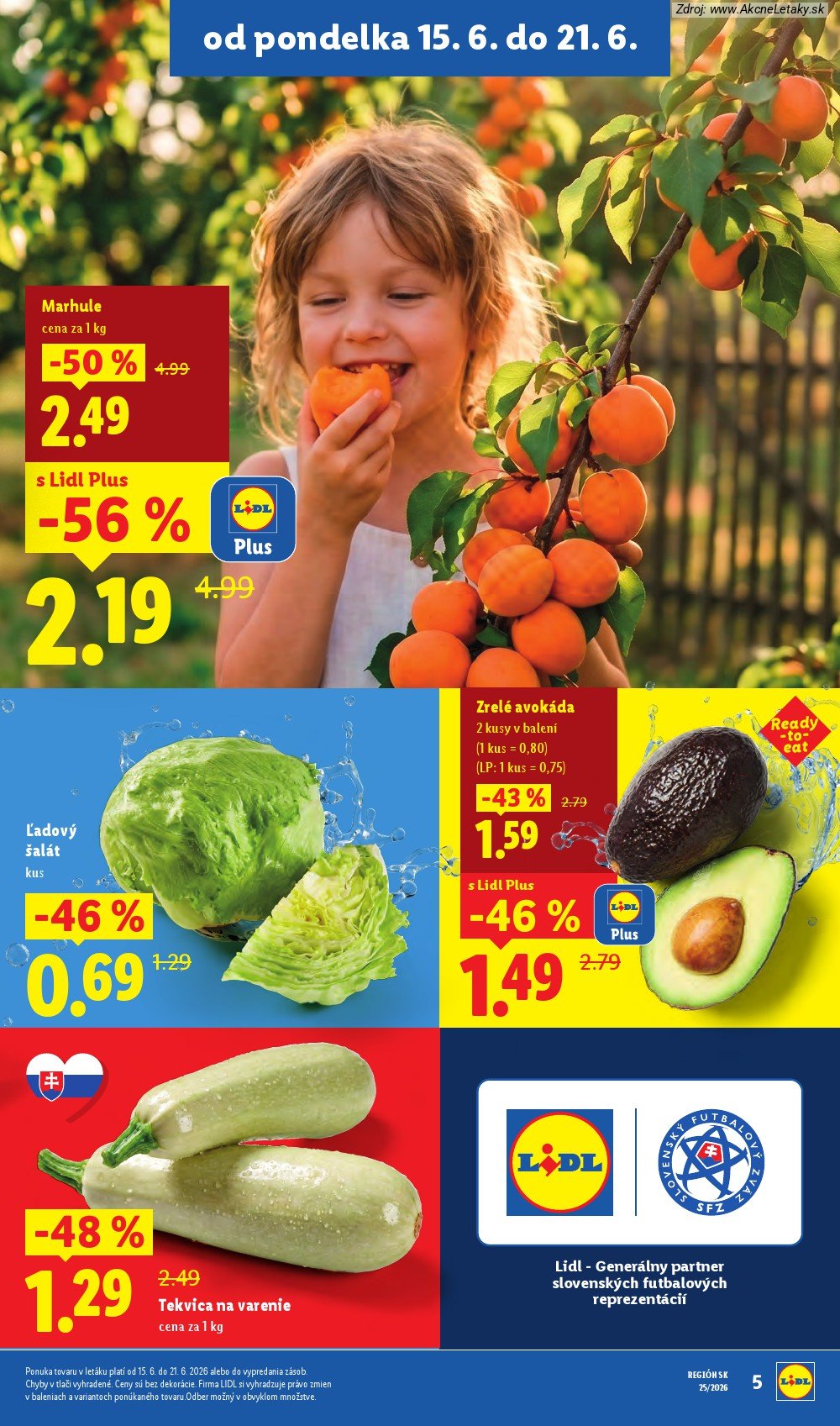 Leták Lidl (15. 6. - 21. 6. 2026) - strana 5 z 101