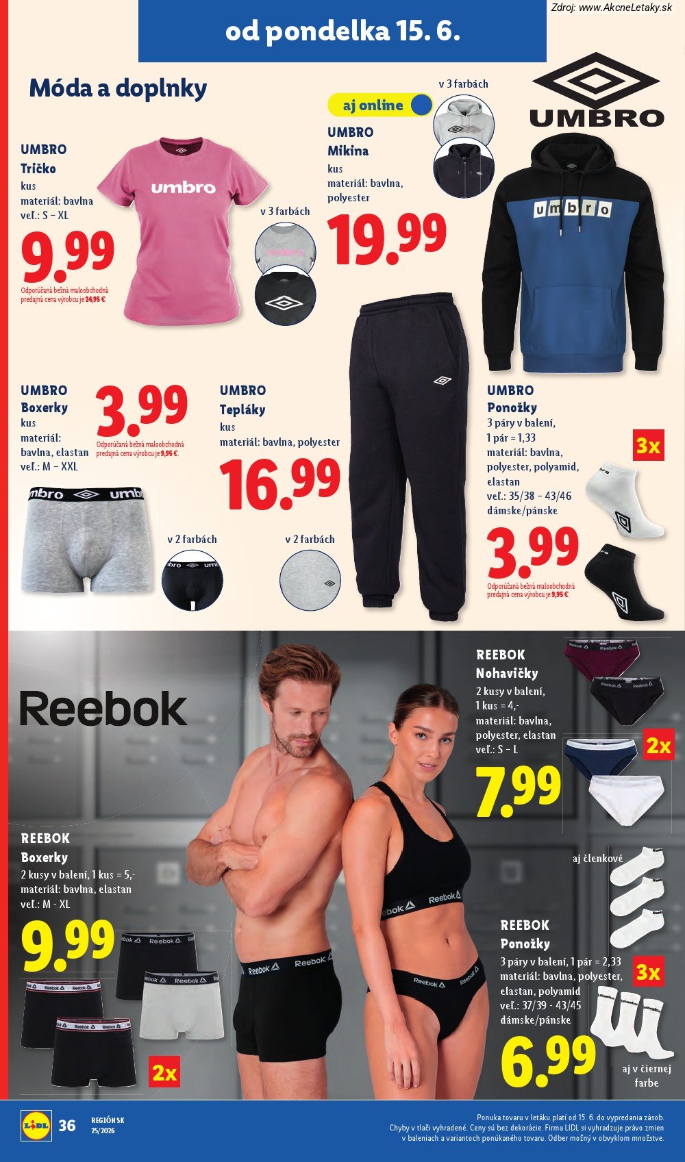 Leták Lidl (15. 6. - 21. 6. 2026) - strana 52 z 101