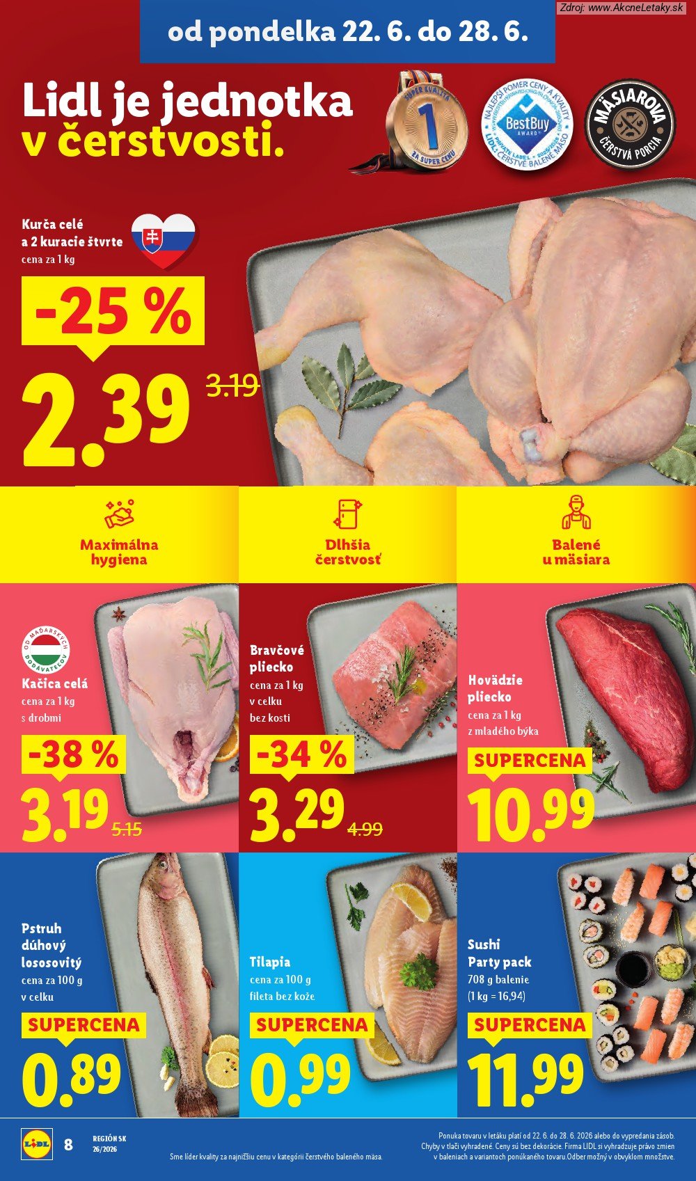 Leták Lidl (22. 6. - 28. 6. 2026) - strana 14 z 99