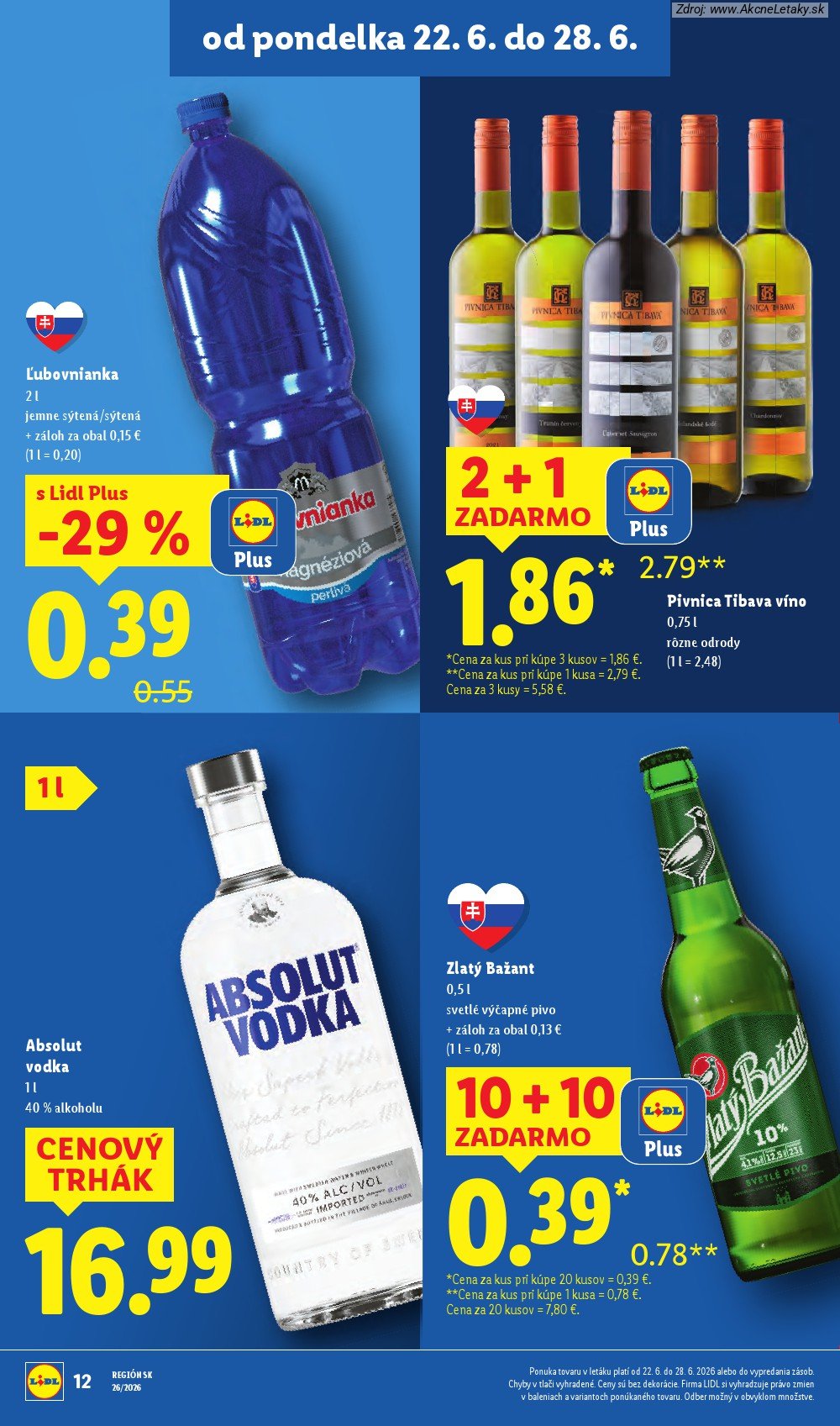 Leták Lidl (22. 6. - 28. 6. 2026) - strana 18 z 99