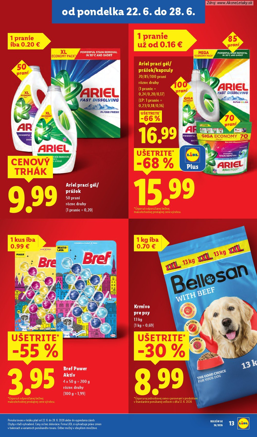 Leták Lidl (22. 6. - 28. 6. 2026) - strana 20 z 99