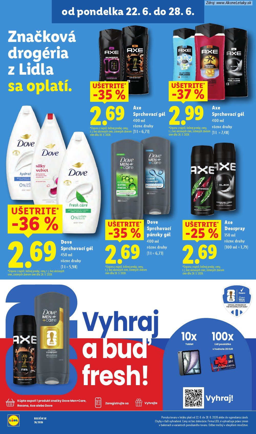 Leták Lidl (22. 6. - 28. 6. 2026) - strana 21 z 99