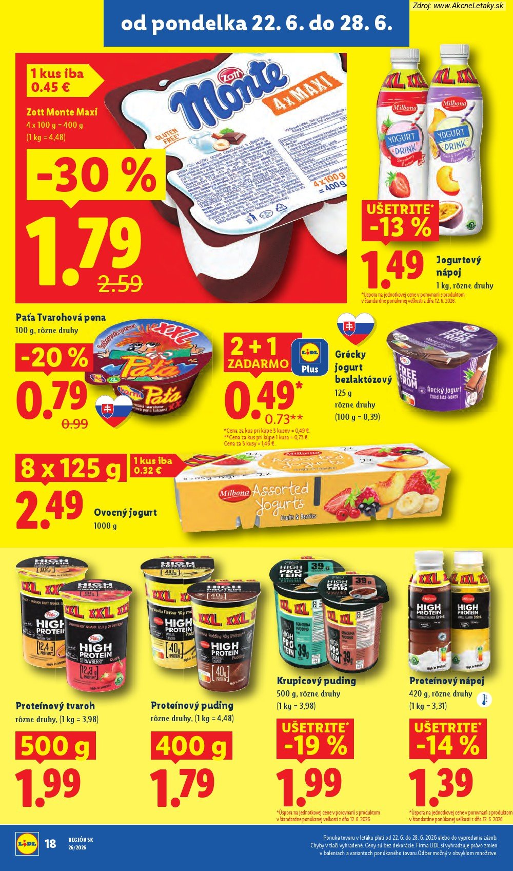 Leták Lidl (22. 6. - 28. 6. 2026) - strana 29 z 99