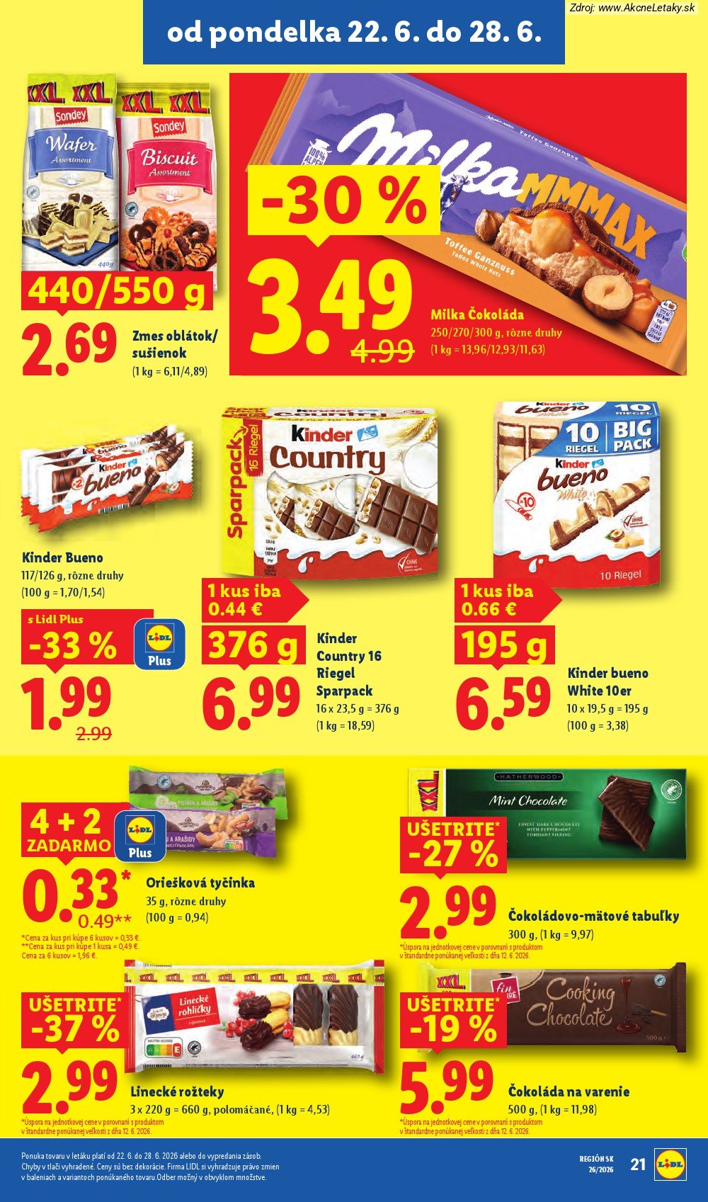 Leták Lidl (22. 6. - 28. 6. 2026) - strana 32 z 99