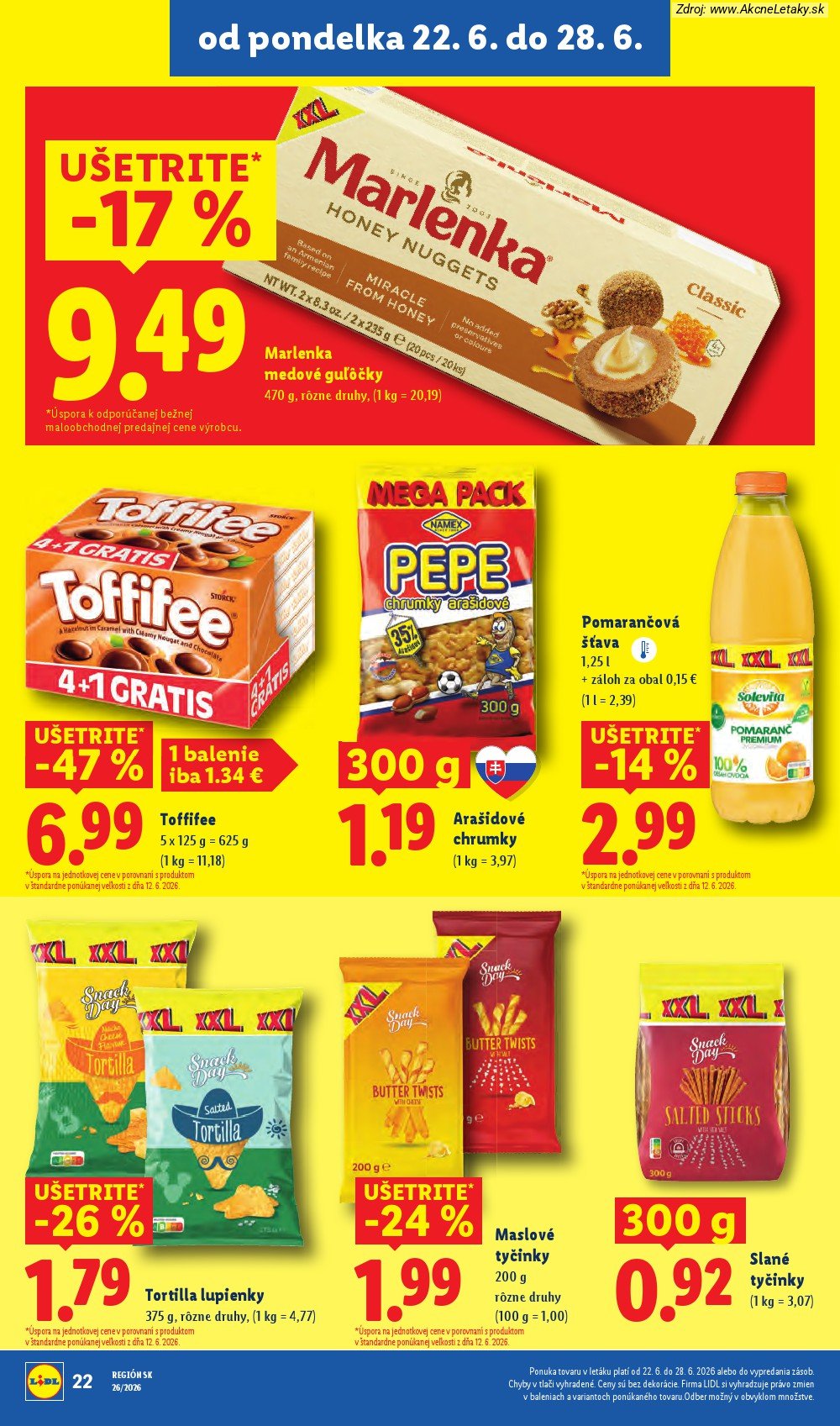 Leták Lidl (22. 6. - 28. 6. 2026) - strana 33 z 99