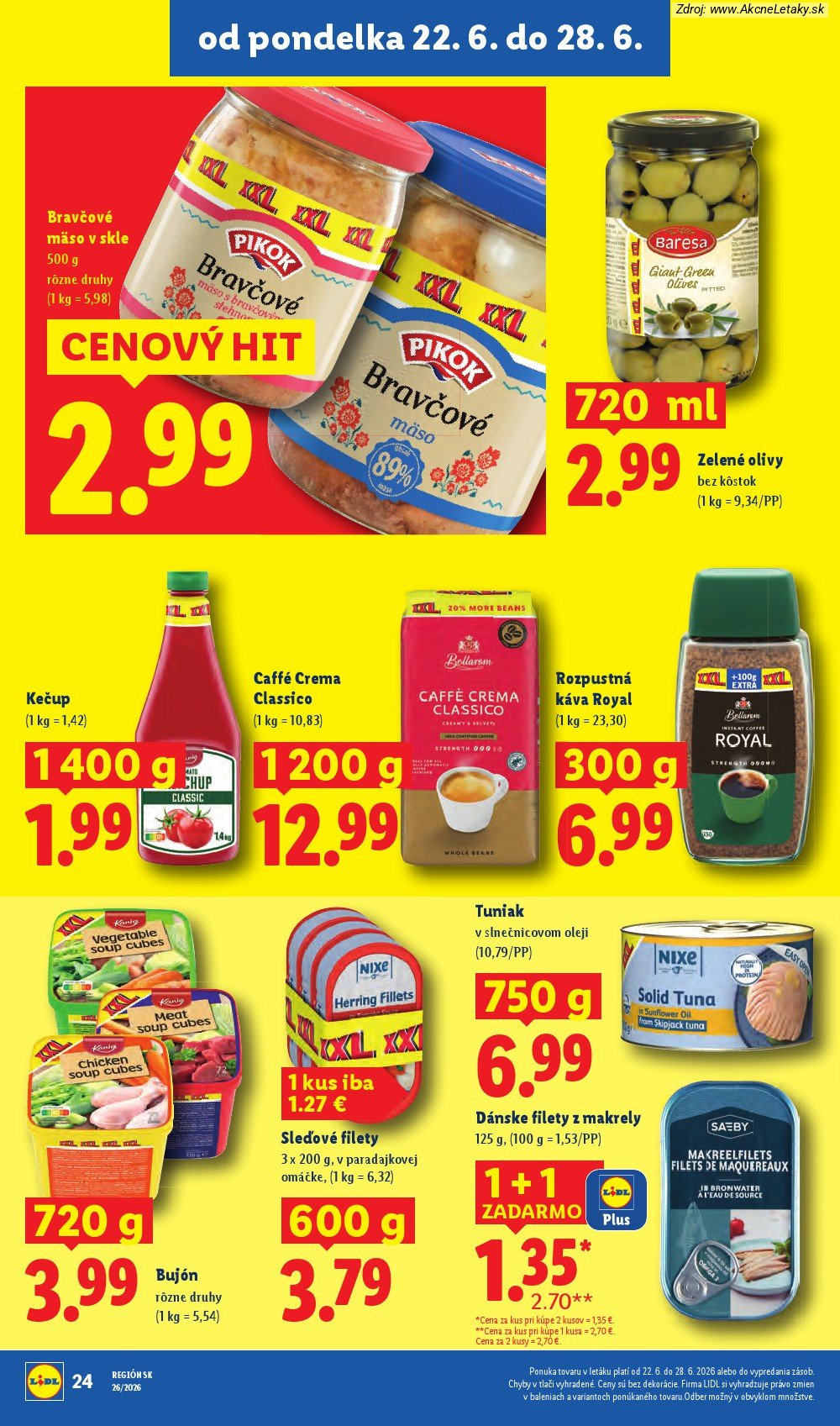 Leták Lidl (22. 6. - 28. 6. 2026) - strana 35 z 99