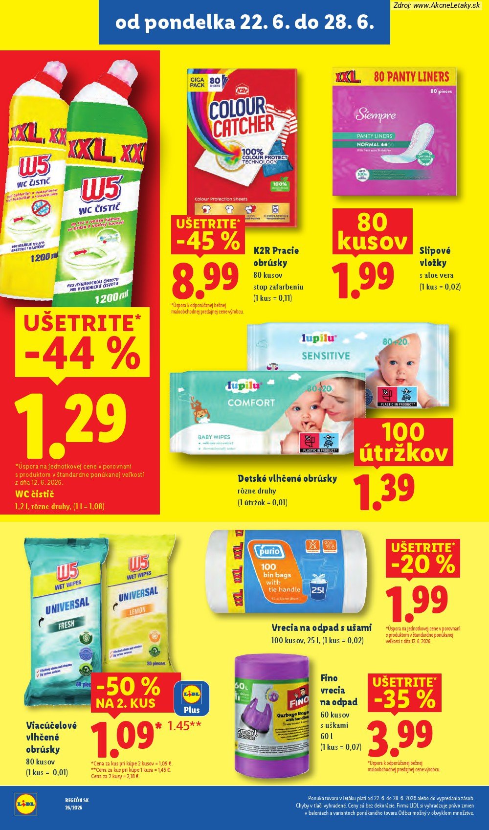 Leták Lidl (22. 6. - 28. 6. 2026) - strana 38 z 99