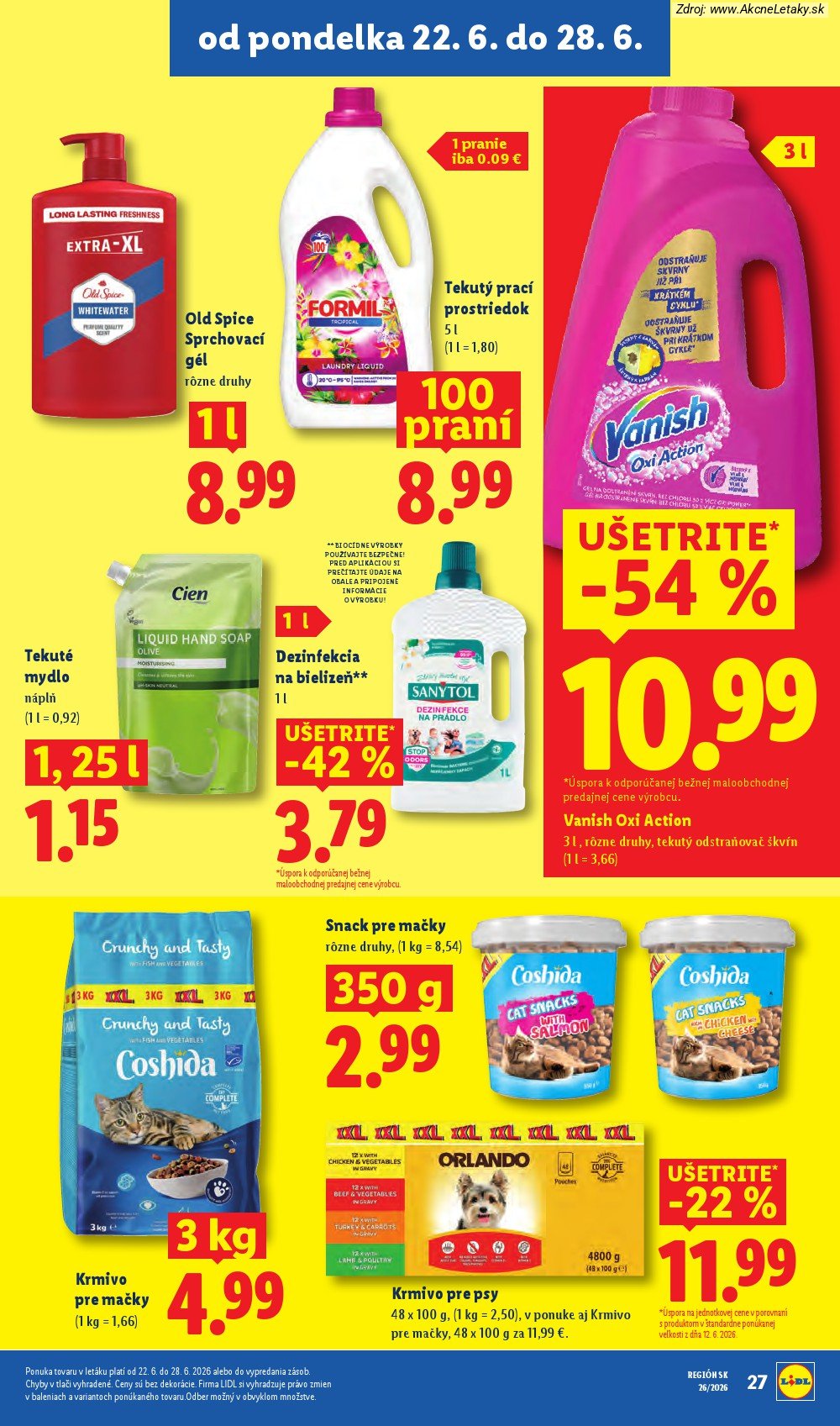 Leták Lidl (22. 6. - 28. 6. 2026) - strana 39 z 99