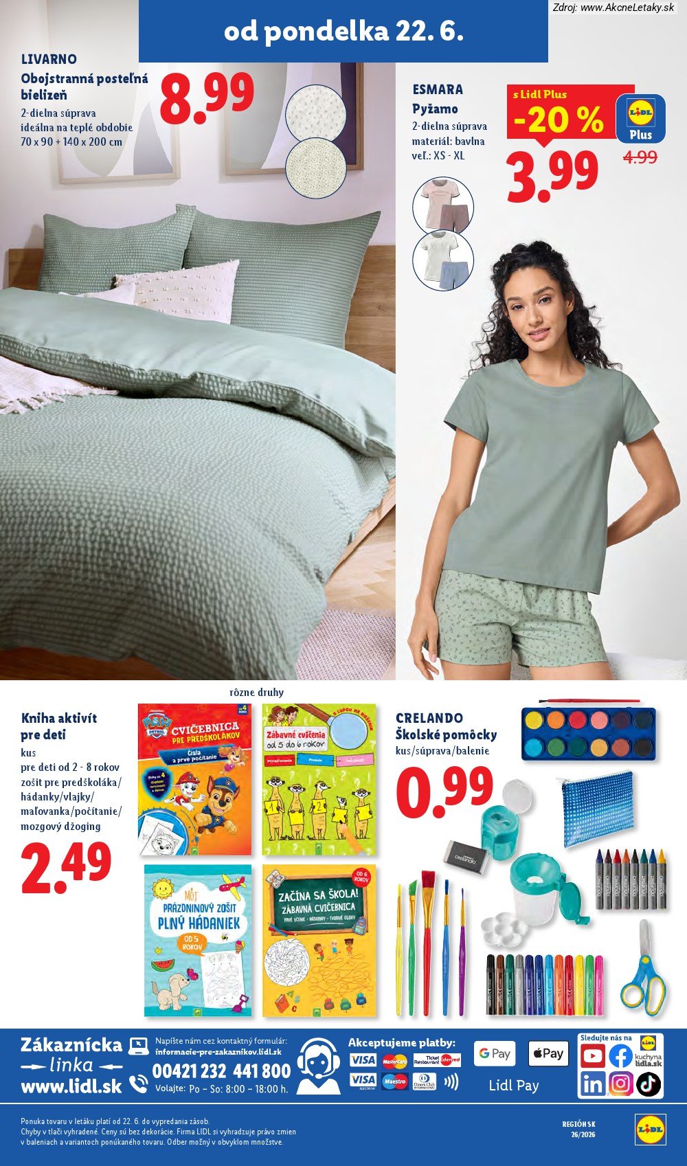 Leták Lidl (22. 6. - 28. 6. 2026) - strana 45 z 99