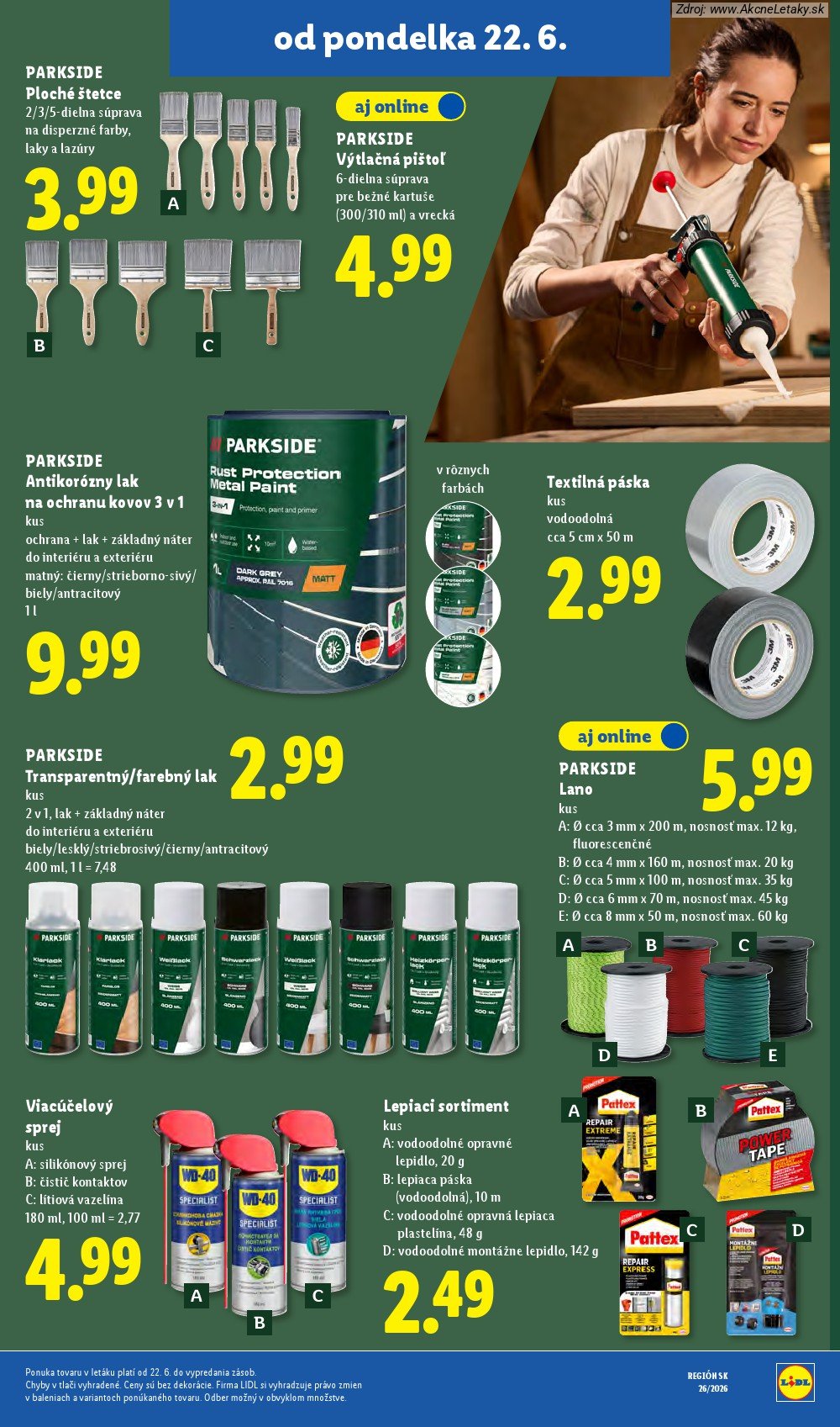 Leták Lidl (22. 6. - 28. 6. 2026) - strana 46 z 99