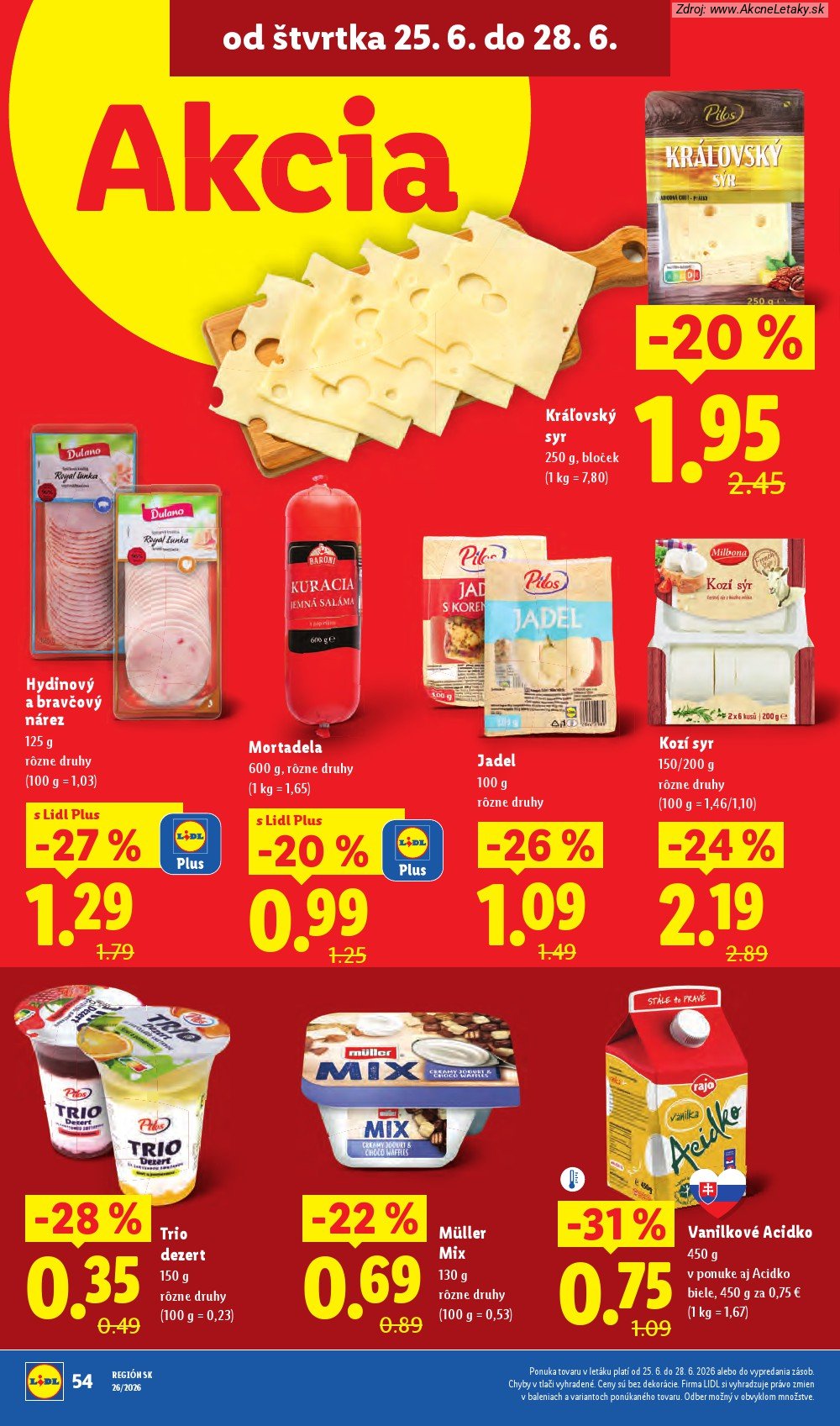 Leták Lidl (22. 6. - 28. 6. 2026) - strana 70 z 99