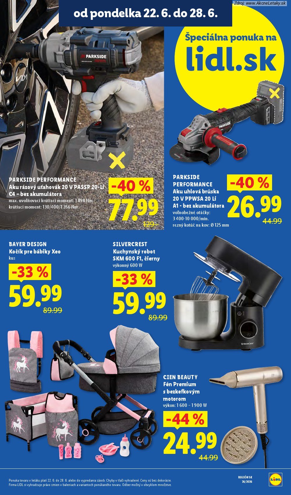 Leták Lidl (22. 6. - 28. 6. 2026) - strana 9 z 99