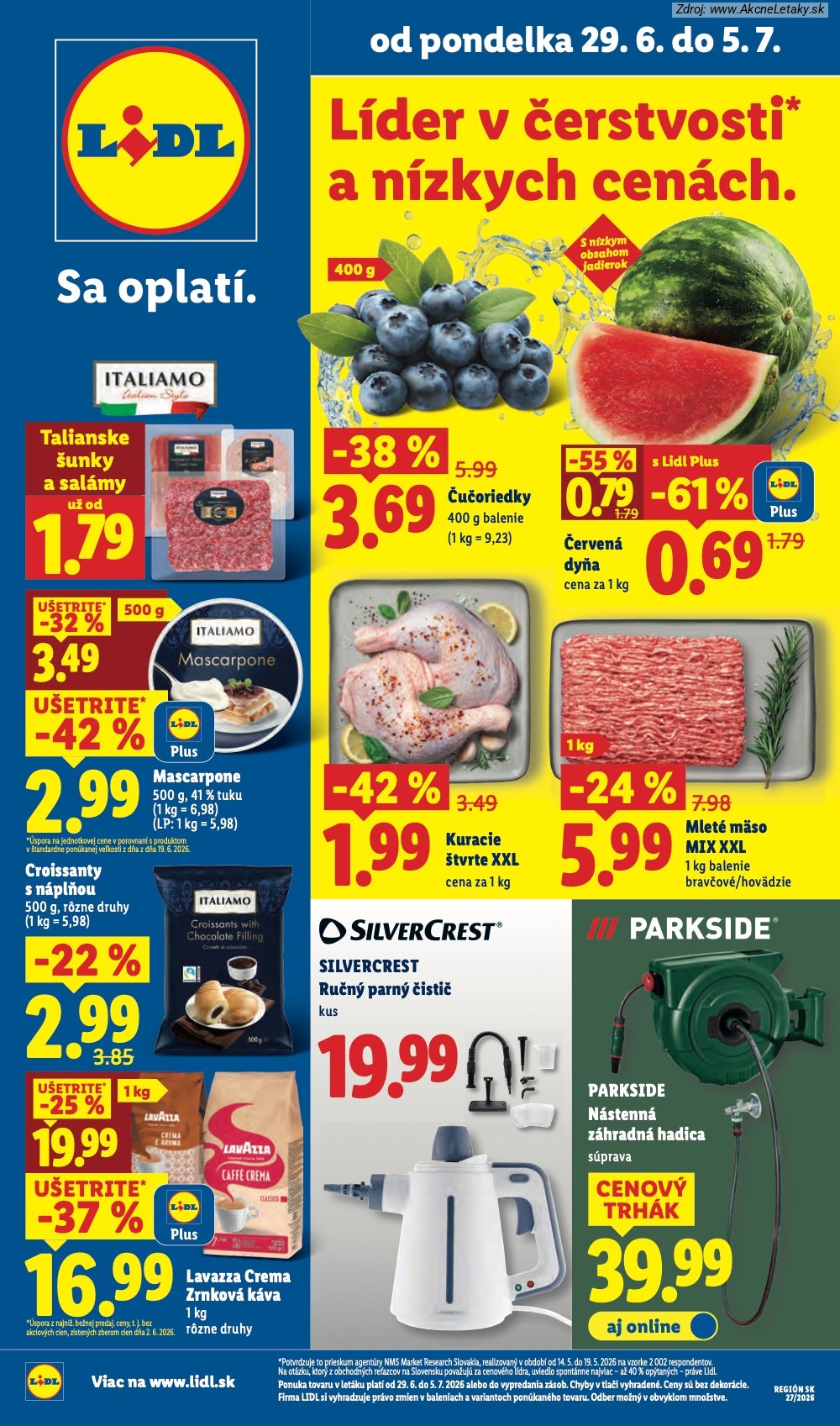 Leták Lidl - strana 1