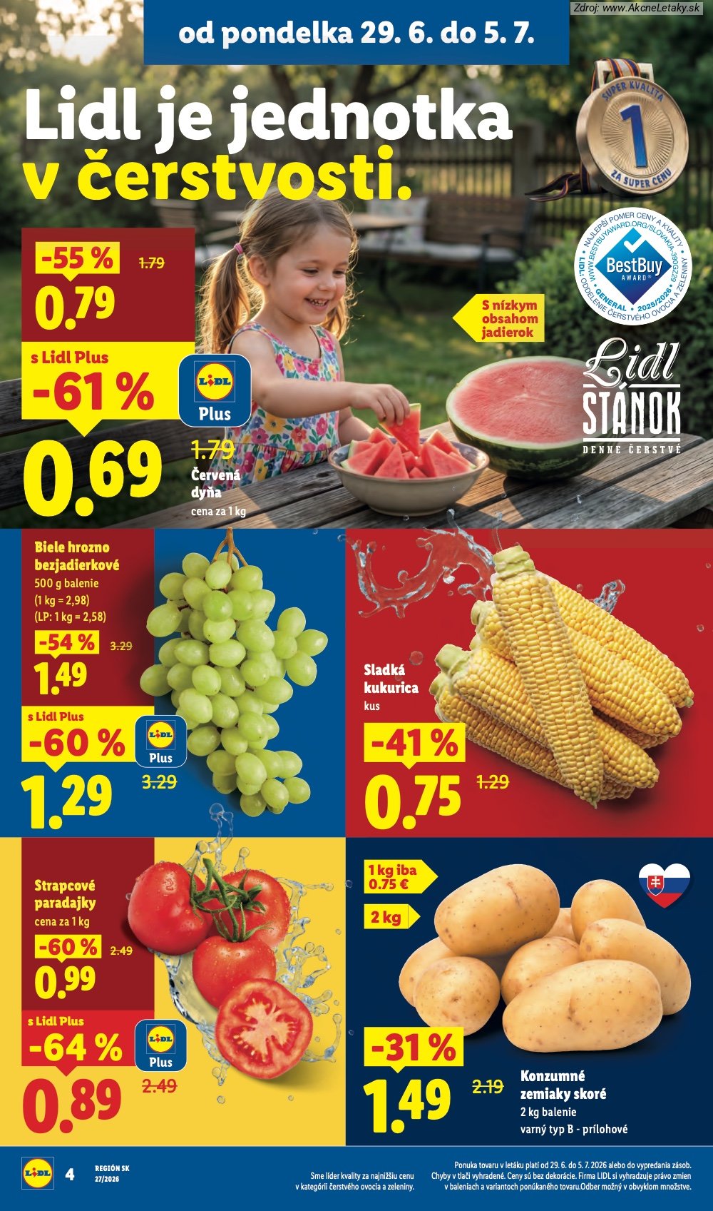 Leták Lidl (29. 6. - 5. 7. 2026) - strana 10 z 98