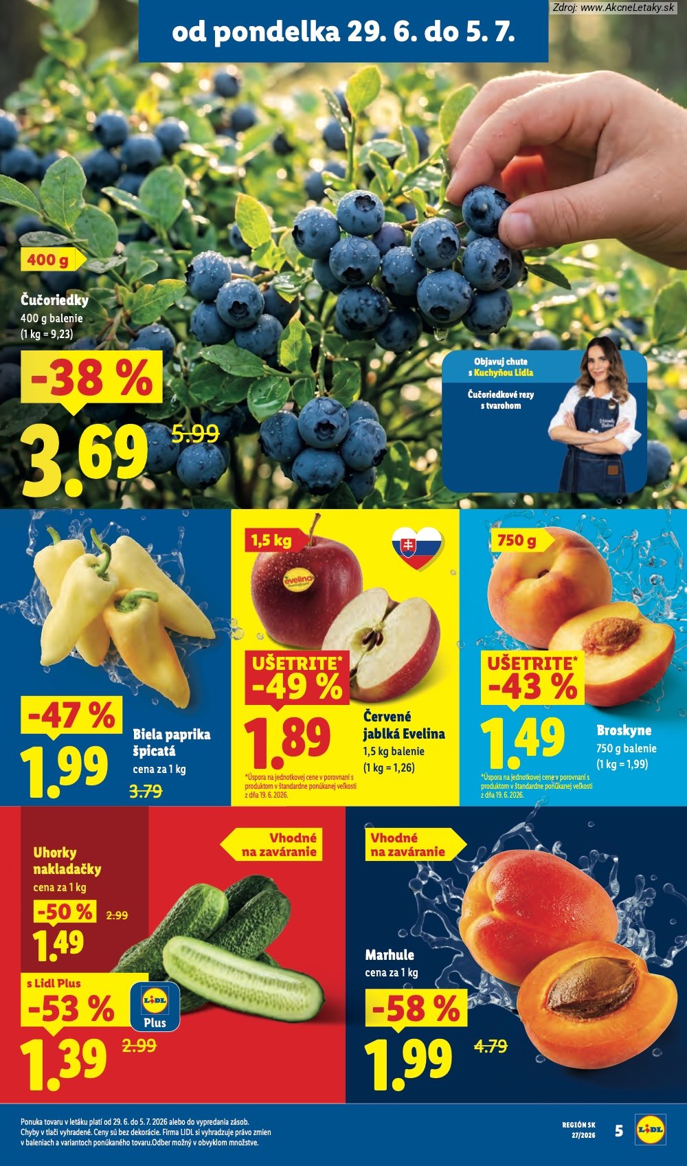 Leták Lidl (29. 6. - 5. 7. 2026) - strana 11 z 98