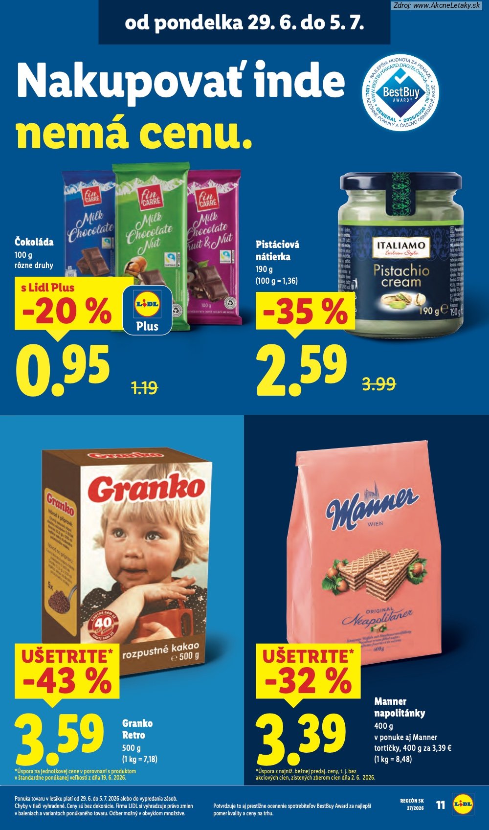 Leták Lidl (29. 6. - 5. 7. 2026) - strana 17 z 98