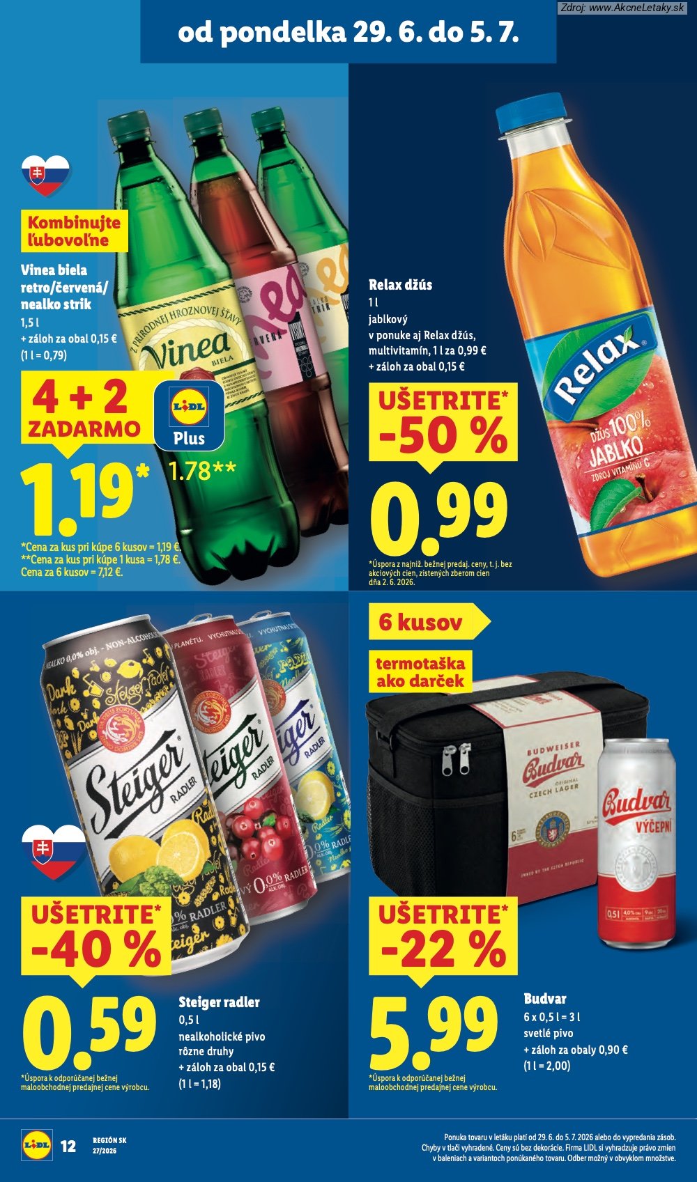 Leták Lidl (29. 6. - 5. 7. 2026) - strana 18 z 98
