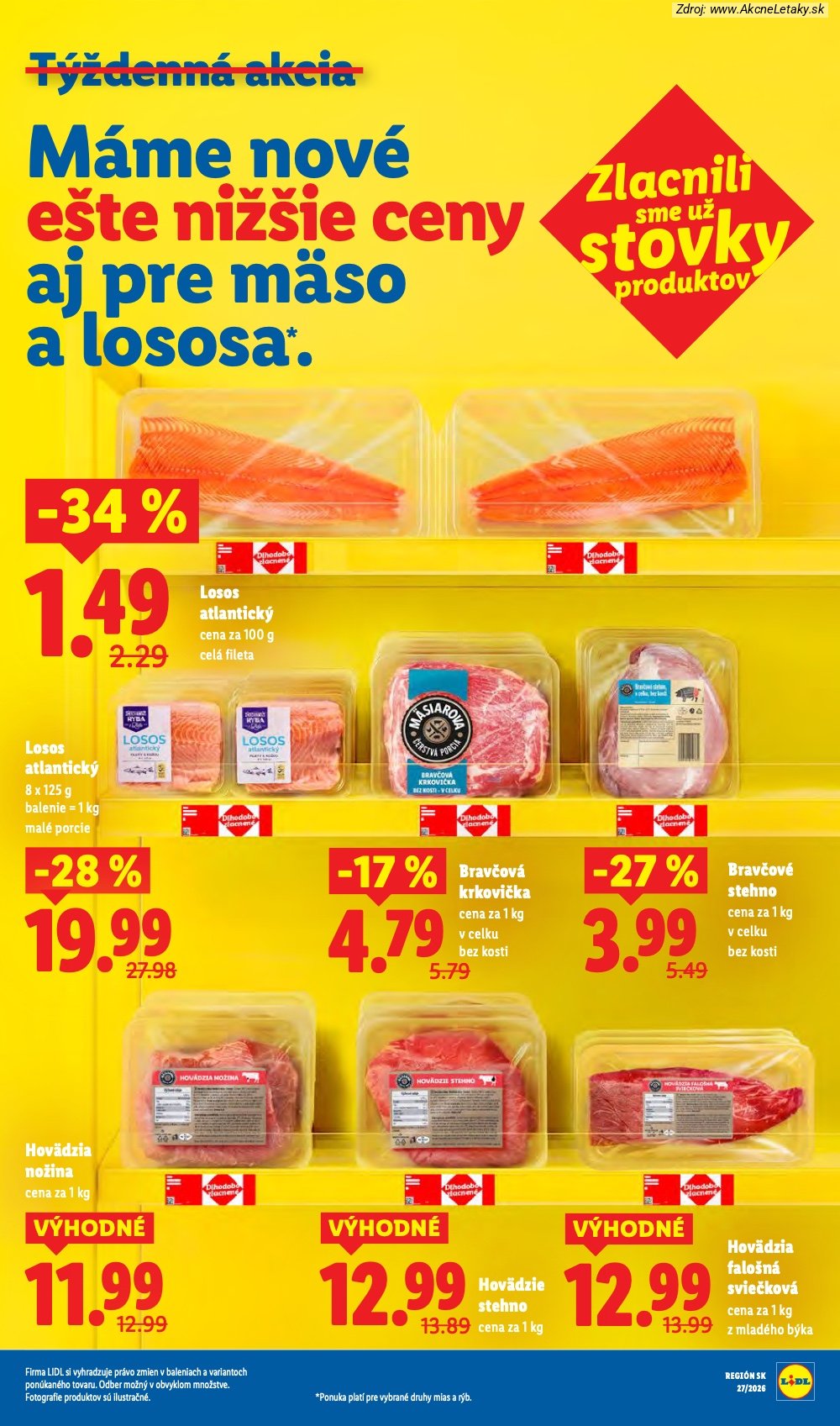 Leták Lidl (29. 6. - 5. 7. 2026) - strana 3 z 98