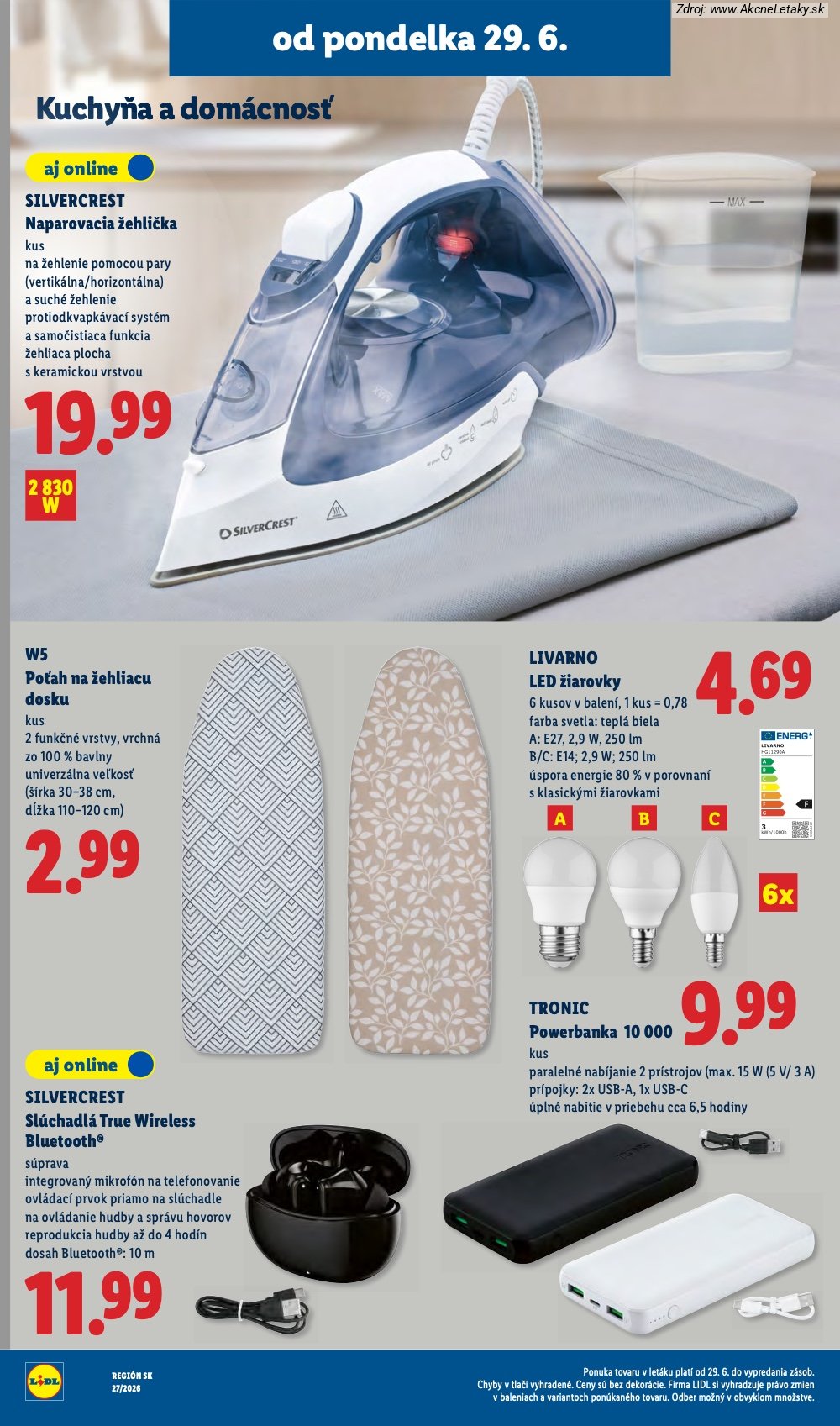 Leták Lidl (29. 6. - 5. 7. 2026) - strana 56 z 98