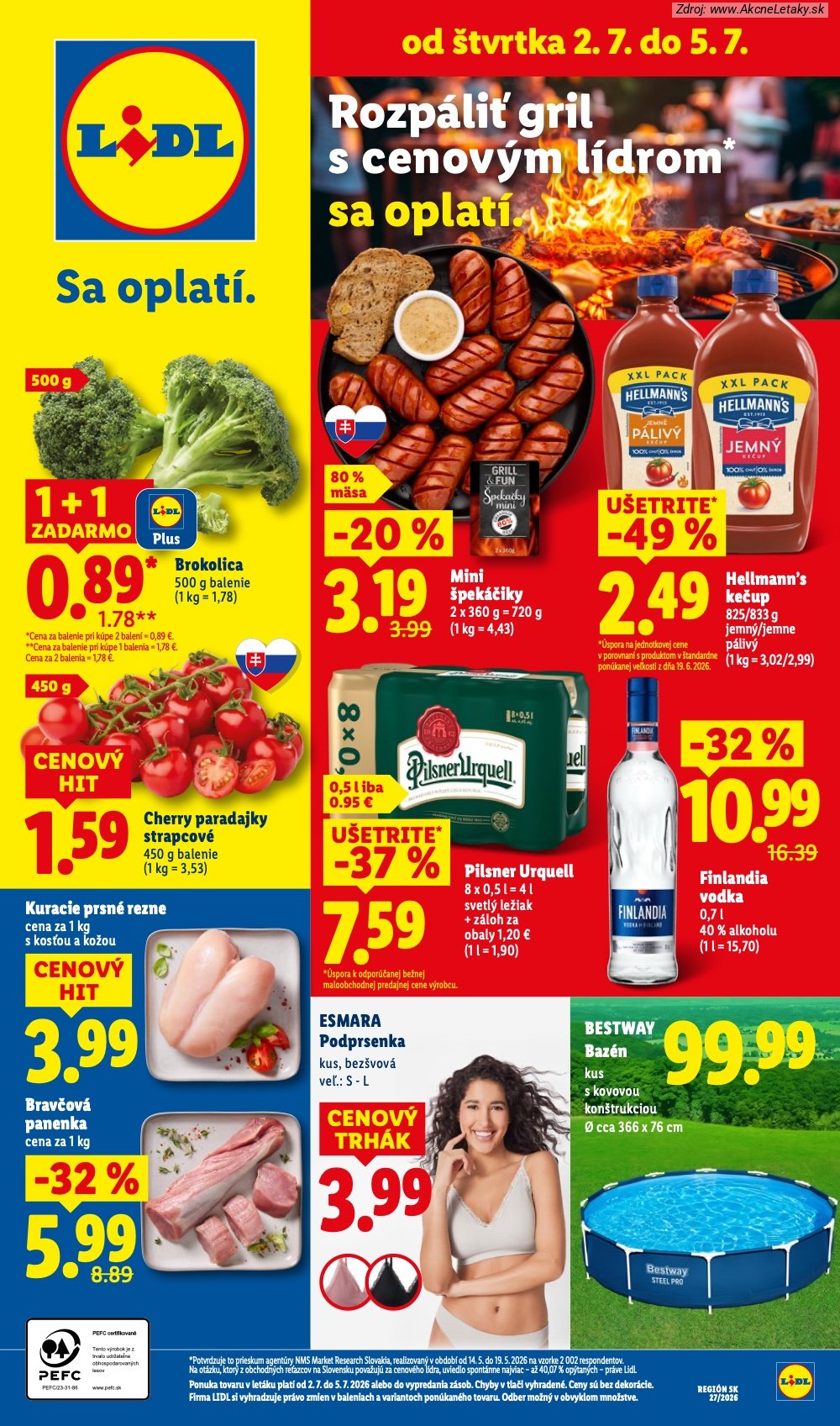 Leták Lidl (29. 6. - 5. 7. 2026) - strana 58 z 98