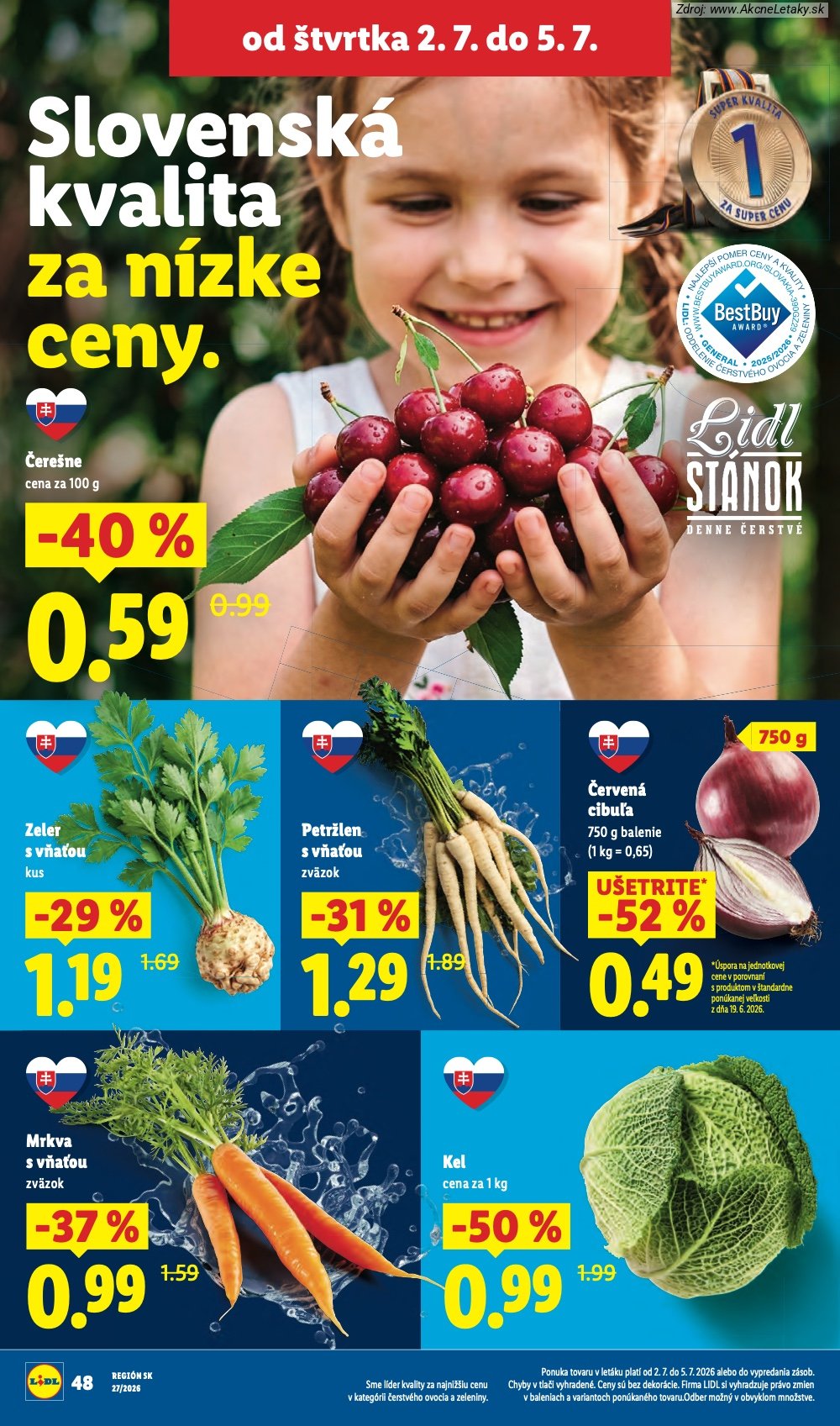 Leták Lidl (29. 6. - 5. 7. 2026) - strana 60 z 98