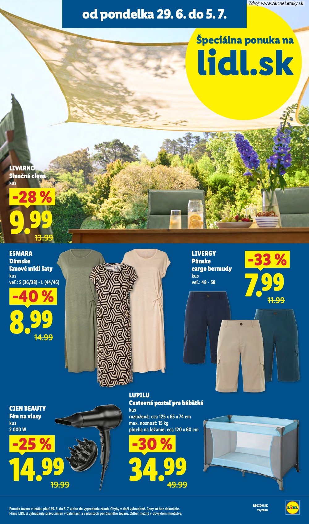 Leták Lidl (29. 6. - 5. 7. 2026) - strana 7 z 98