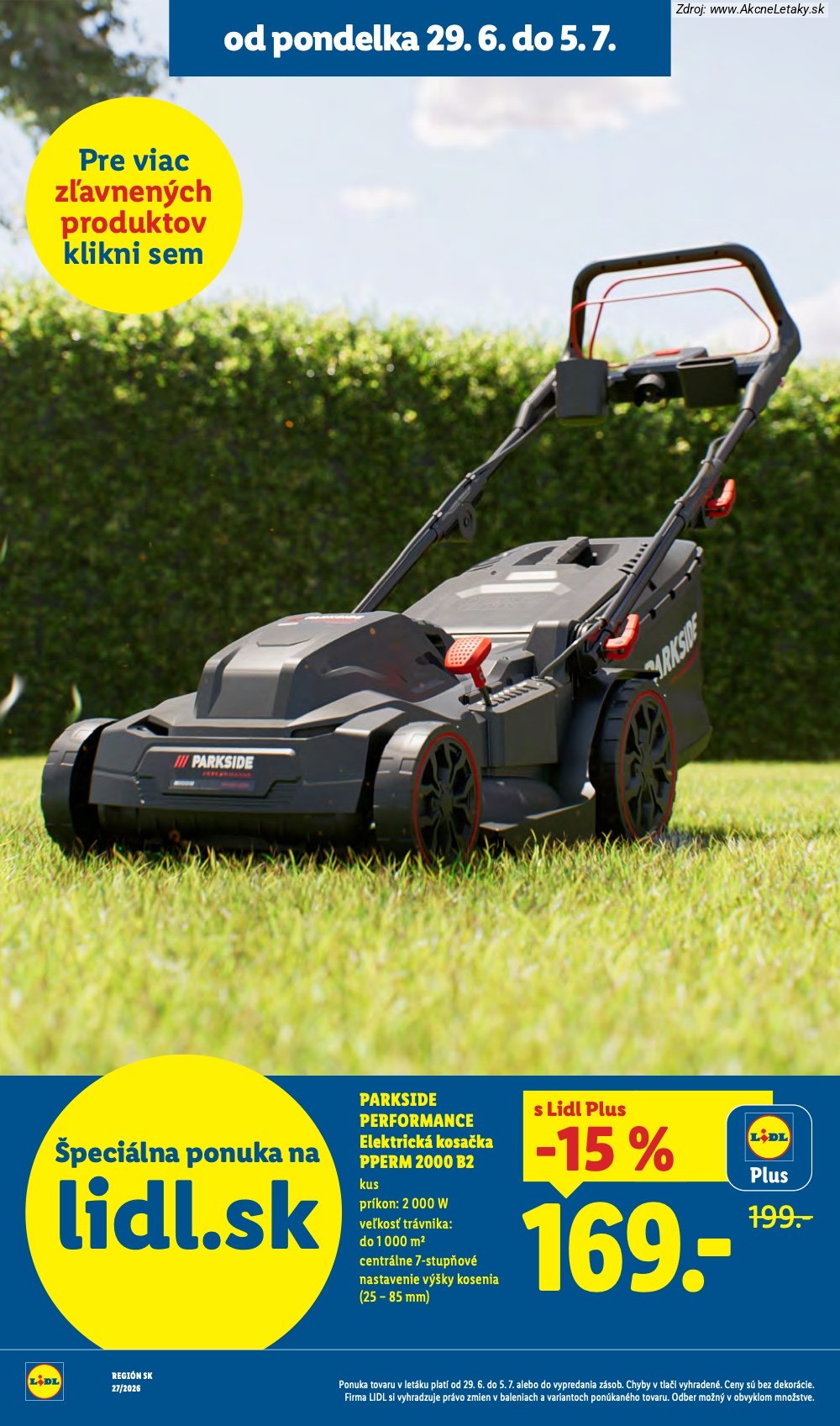 Leták Lidl (29. 6. - 5. 7. 2026) - strana 8 z 98